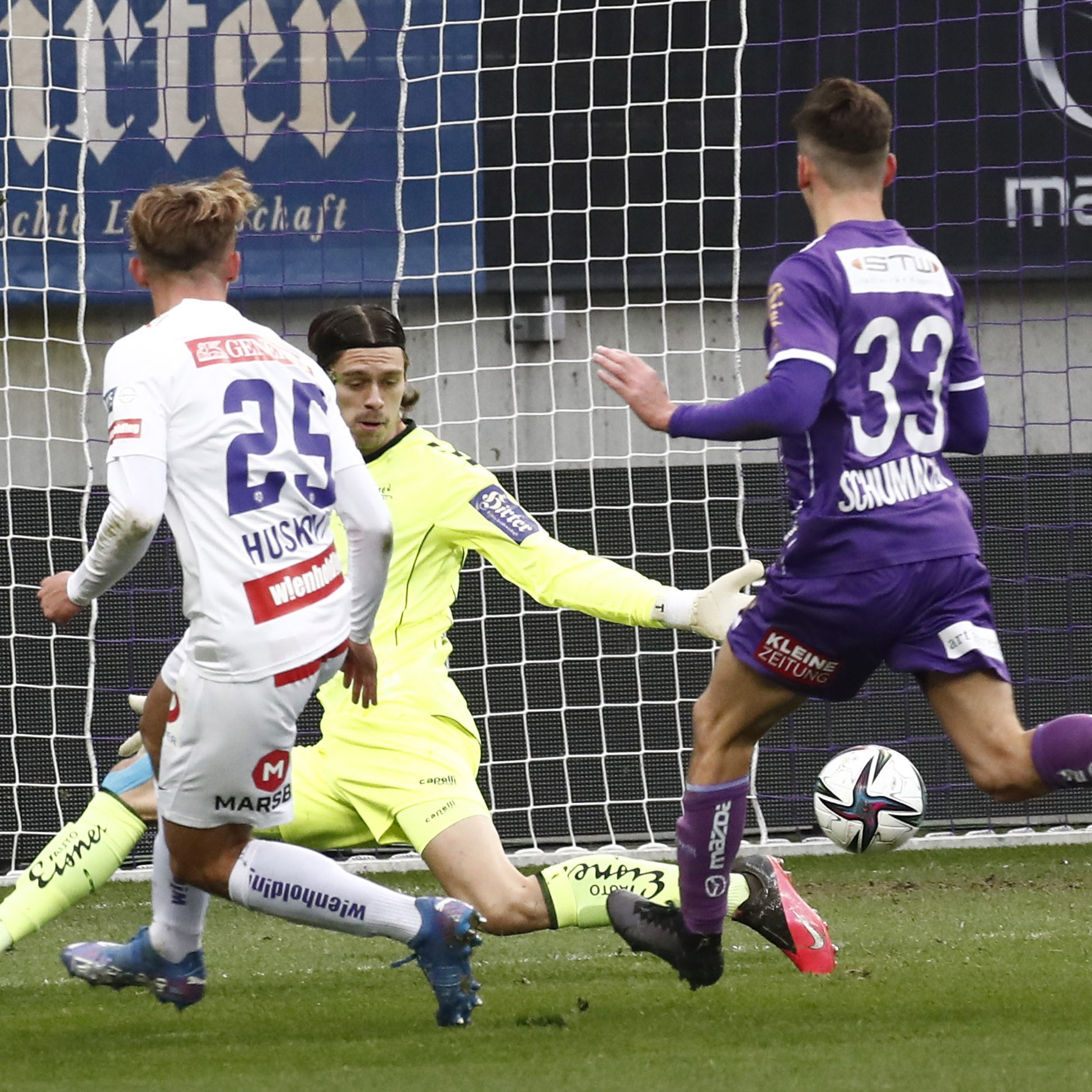 Nullnummer im Austria-Duell am Wörthersee.