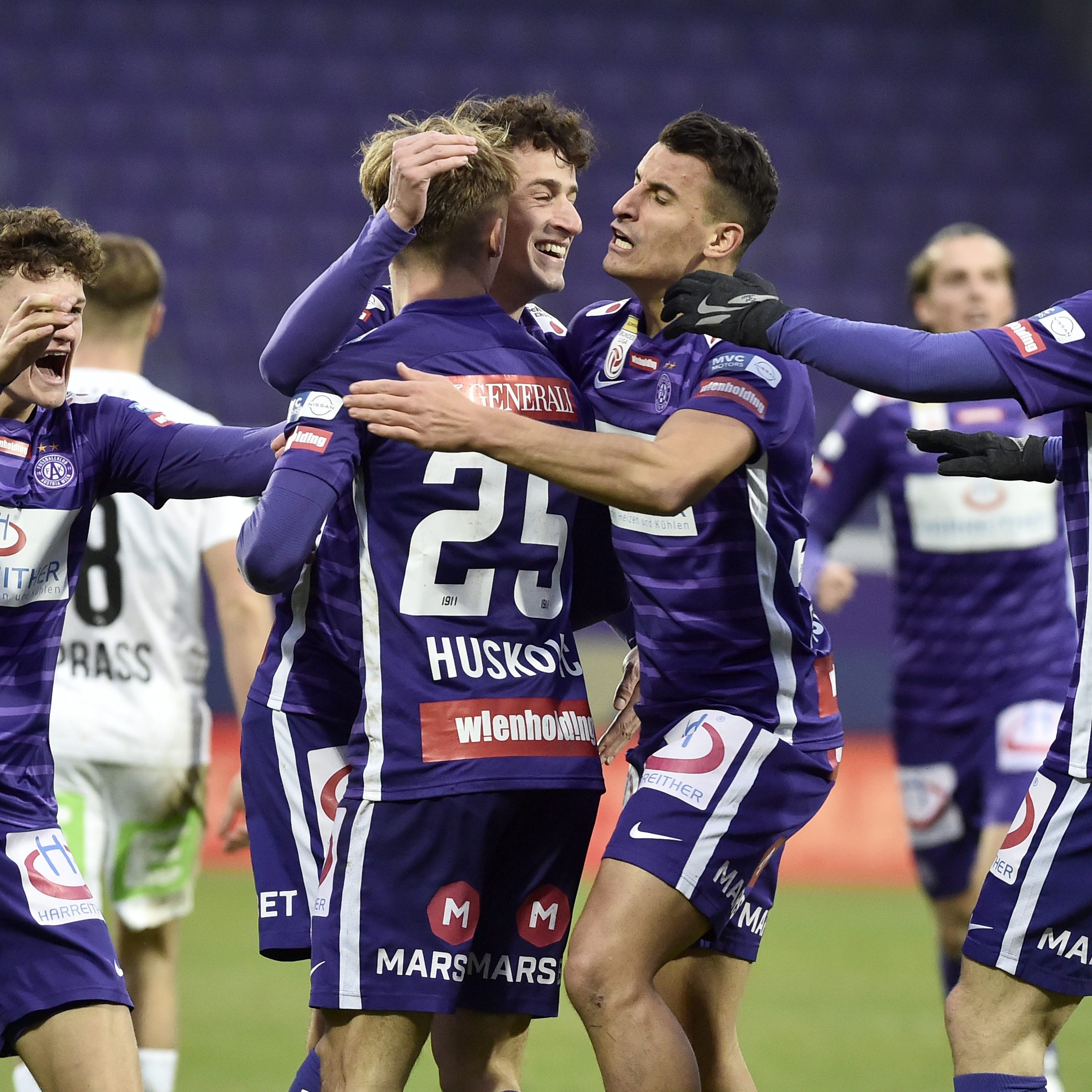 Die Wiener Austria bleibt zu Hause weiter fast unbezwingbar.