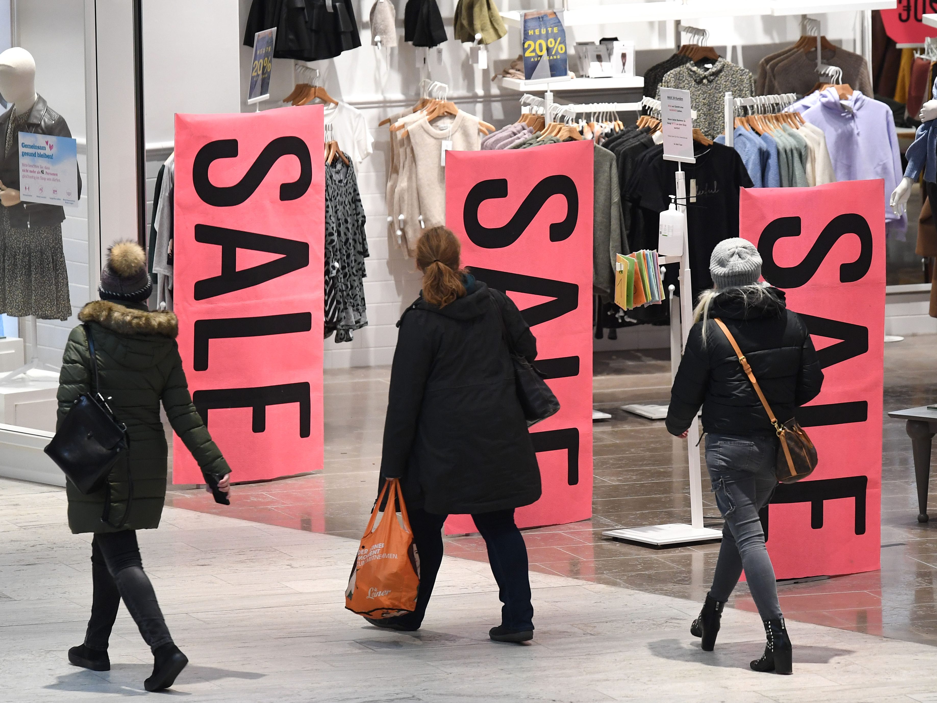 Dürfen die Shops in zwei Wochen großteils aufsperren?