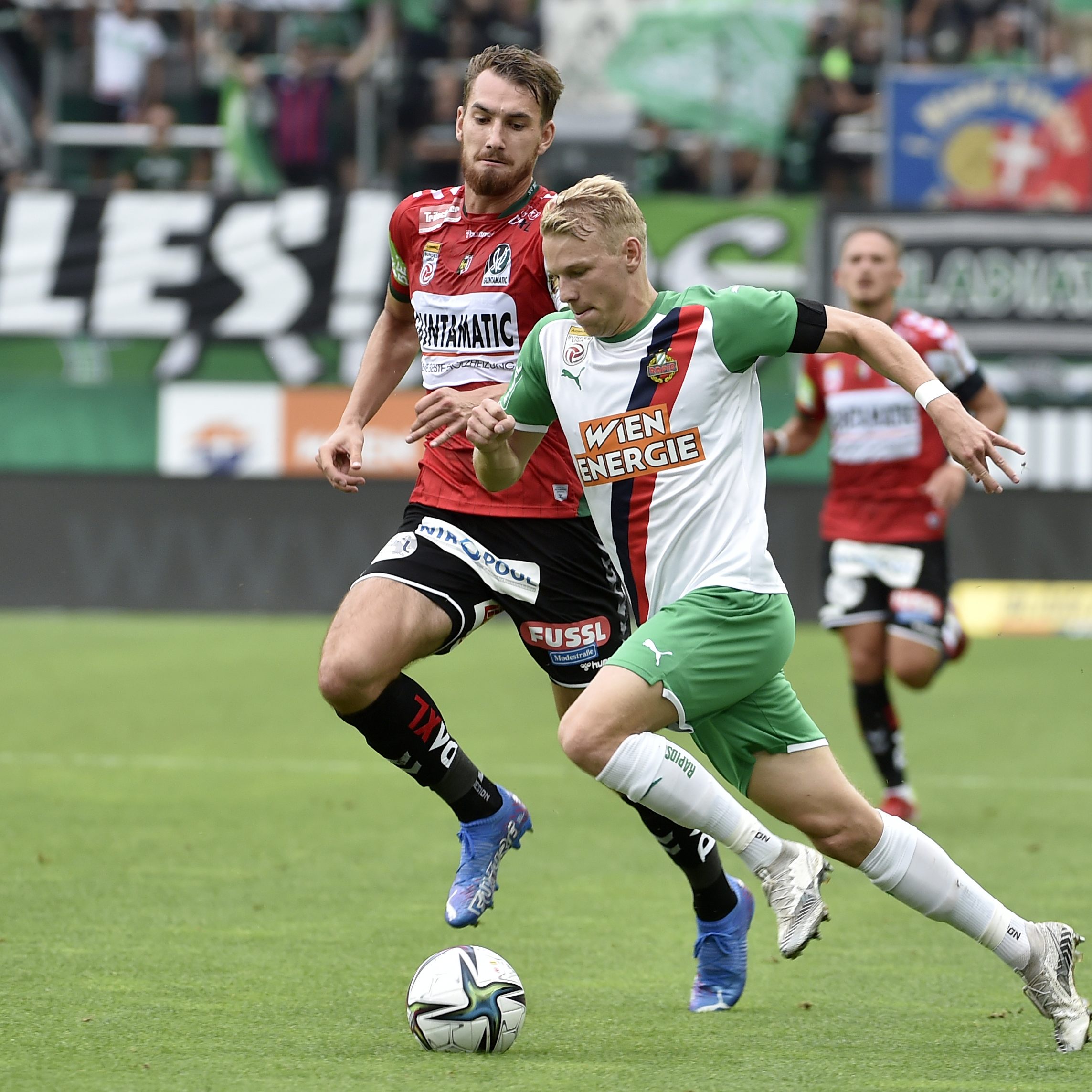 LIVE-Ticker zum Spiel SV Ried gegen Rapid Wien ab 17 Uhr.