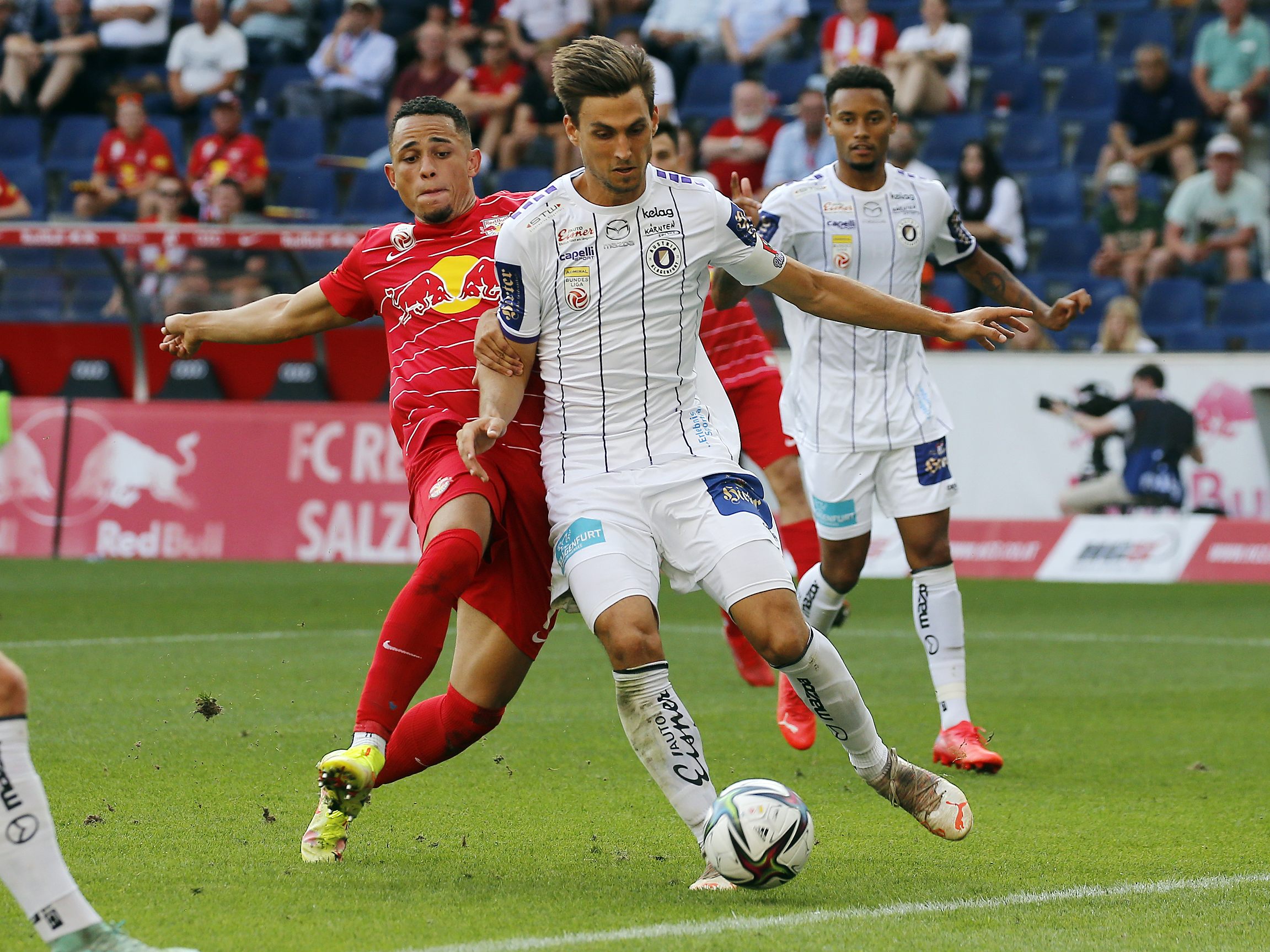 LIVE-Ticker zum Spiel Austria Klagenfurt gegen RB Salzburg ab 17 Uhr.