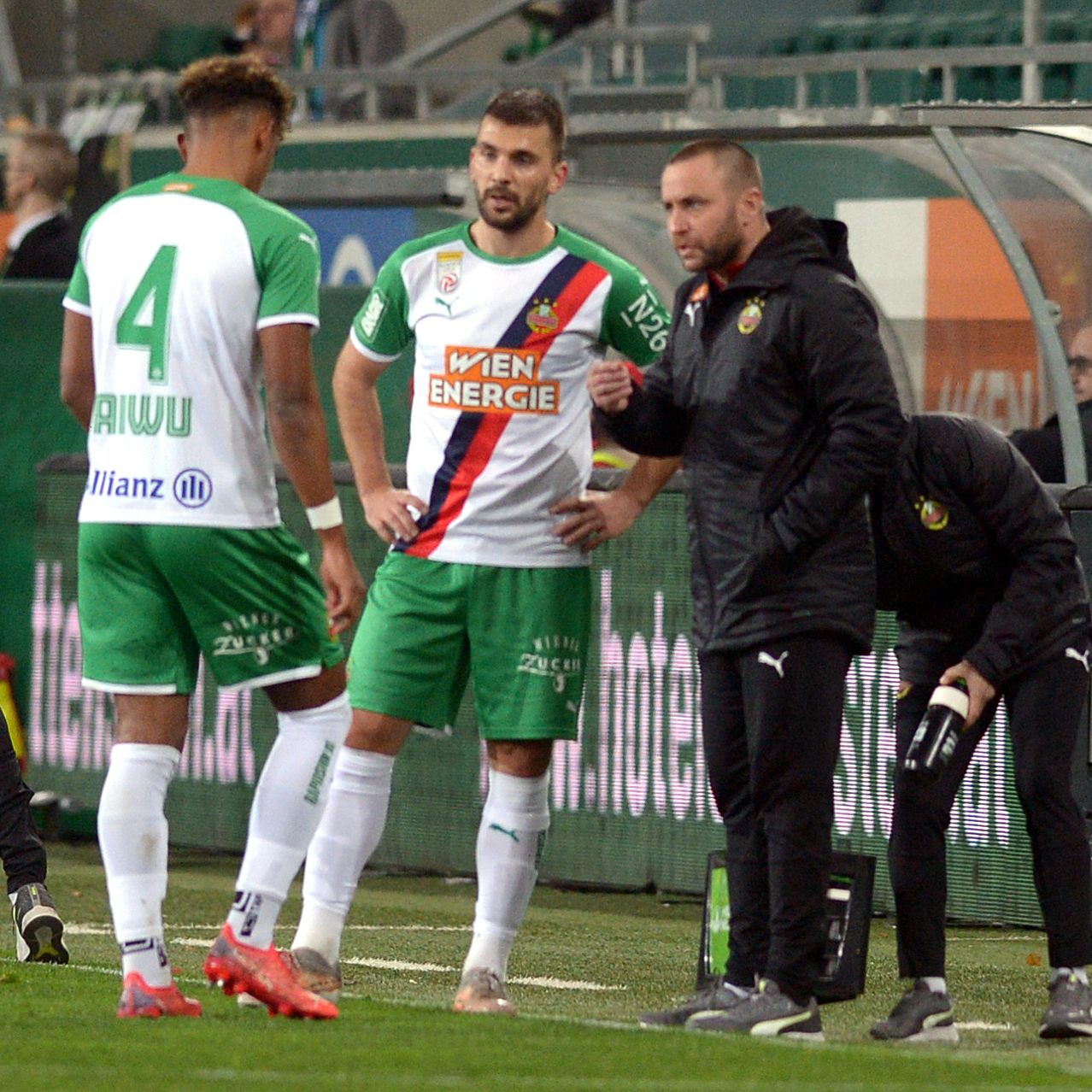 Die Stimmen zum Spiel Rapid gegen Altach.