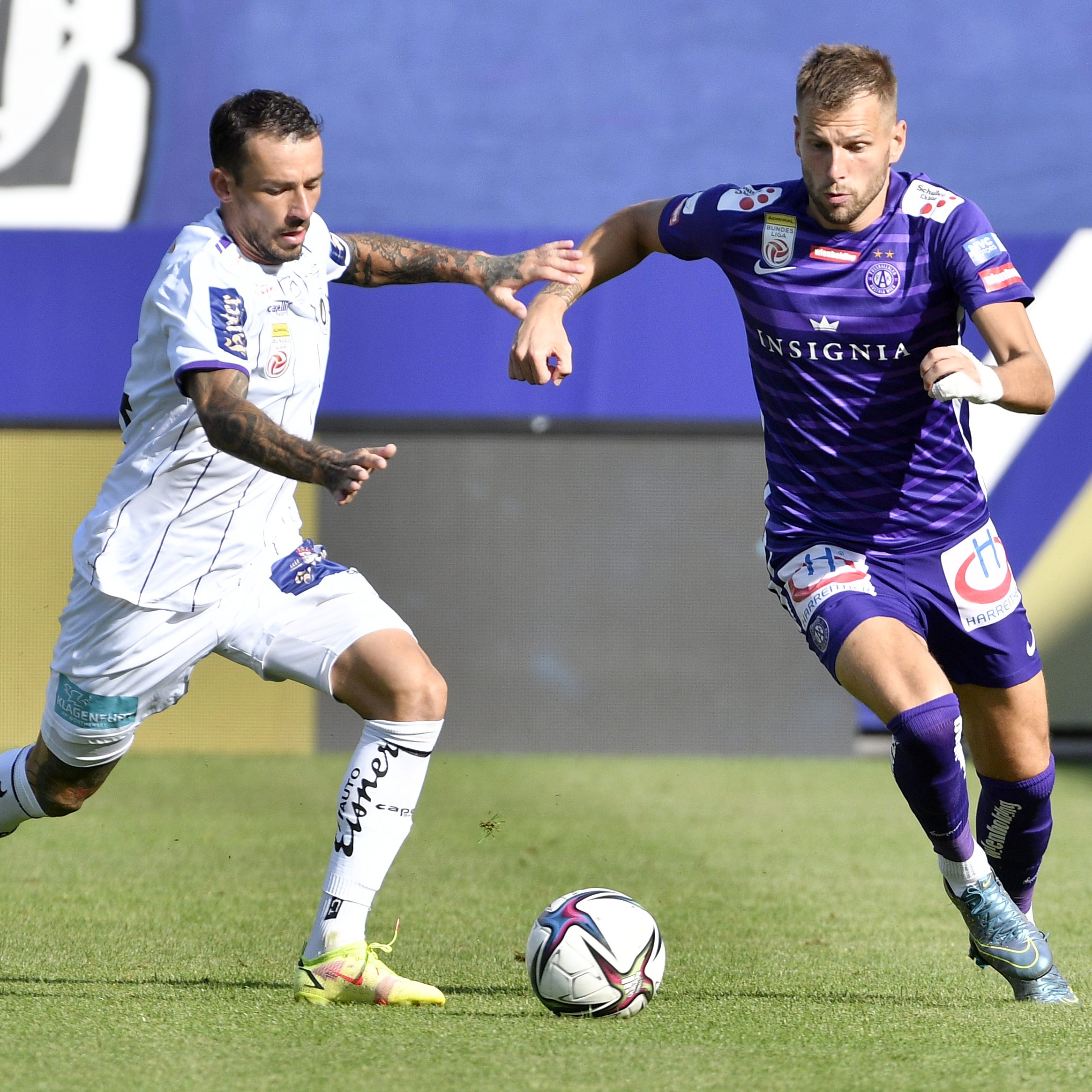 LIVE-Ticker zum Spiel Austria Klagenfurt gegen Austria Wien ab 14.30 Uhr.