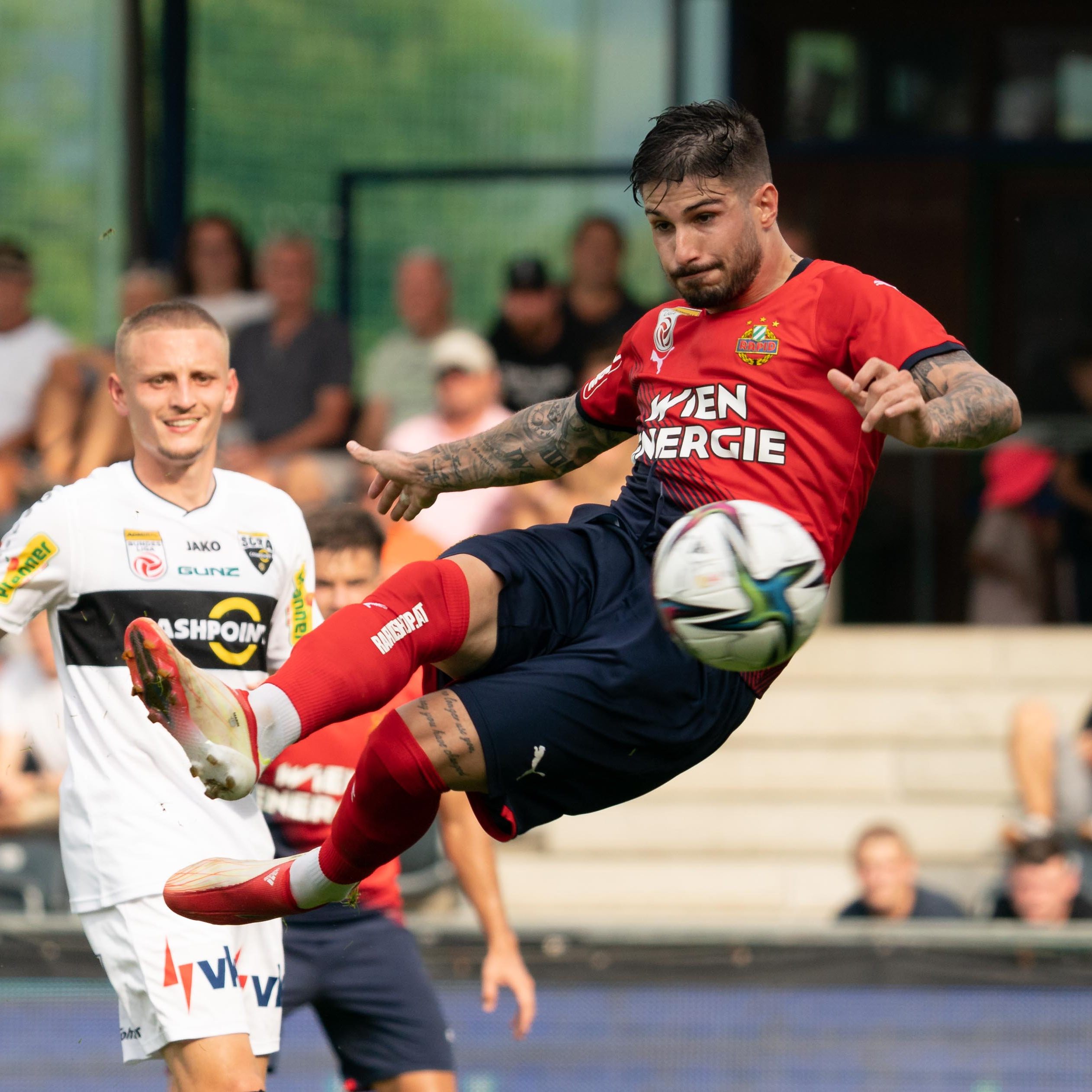 LIVE-Ticker zum Spiel Rapid Wien gegen Altach ab 17 Uhr.