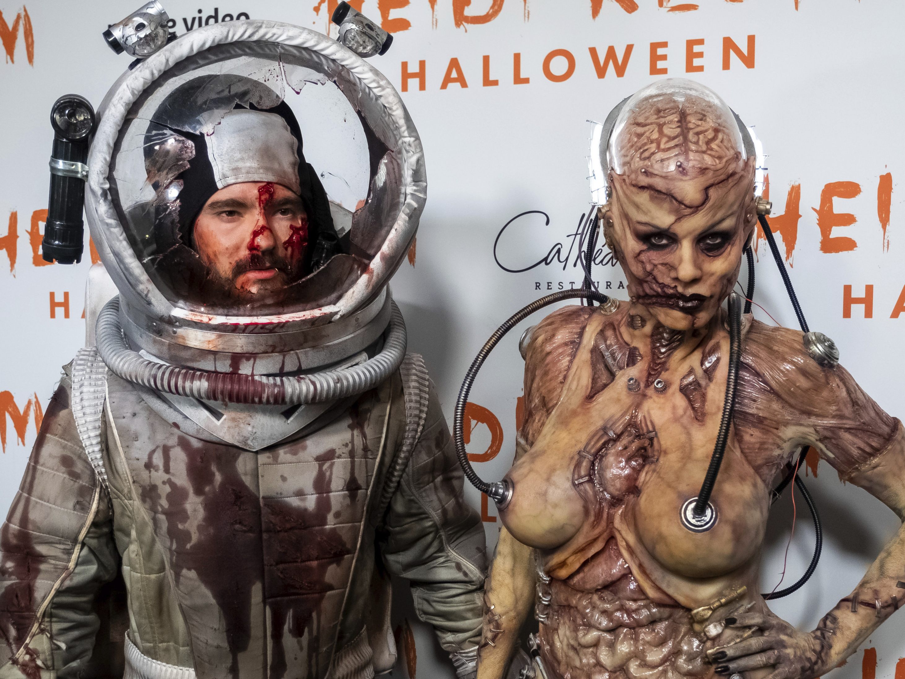 Heidi Klum und Ehemann Tom Kaulitz in ihren Halloween-Kostümen 2019