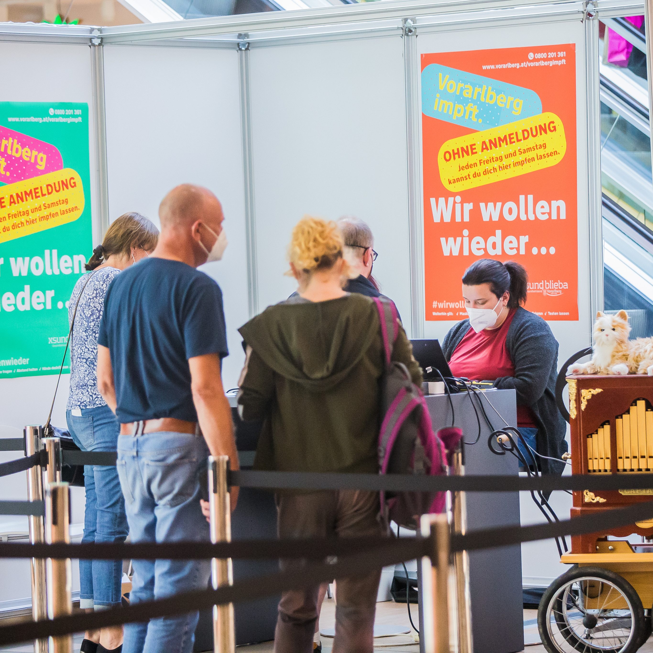 Die Impfkojen haben jetzt einheitlich geöffnet.