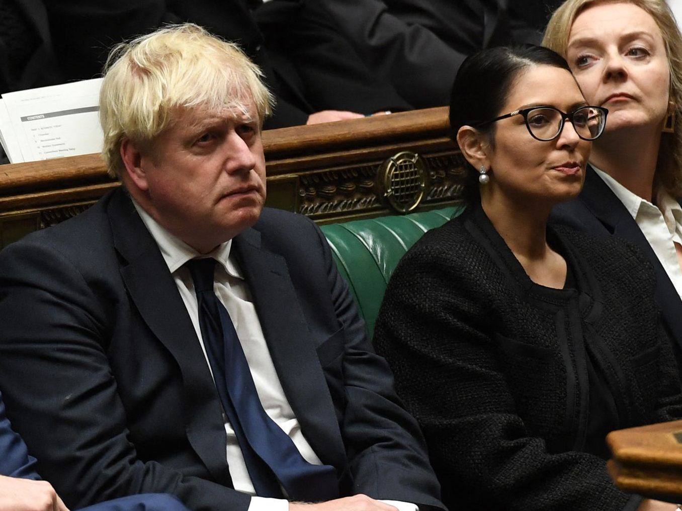 Premierminister Boris Johnson und Innenministerin Priti Patel Premierminister Boris Johnson und Innenministerin Priti Patel