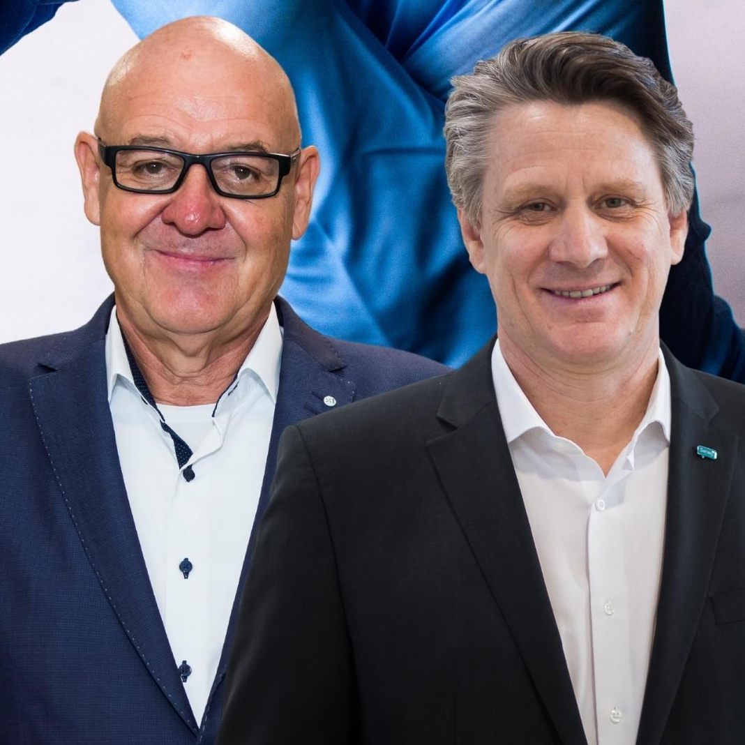 Volker Buth, CEO Hirschmann Automotive, und Christian Beer, Heron-Gründers und Geschäftsführers.