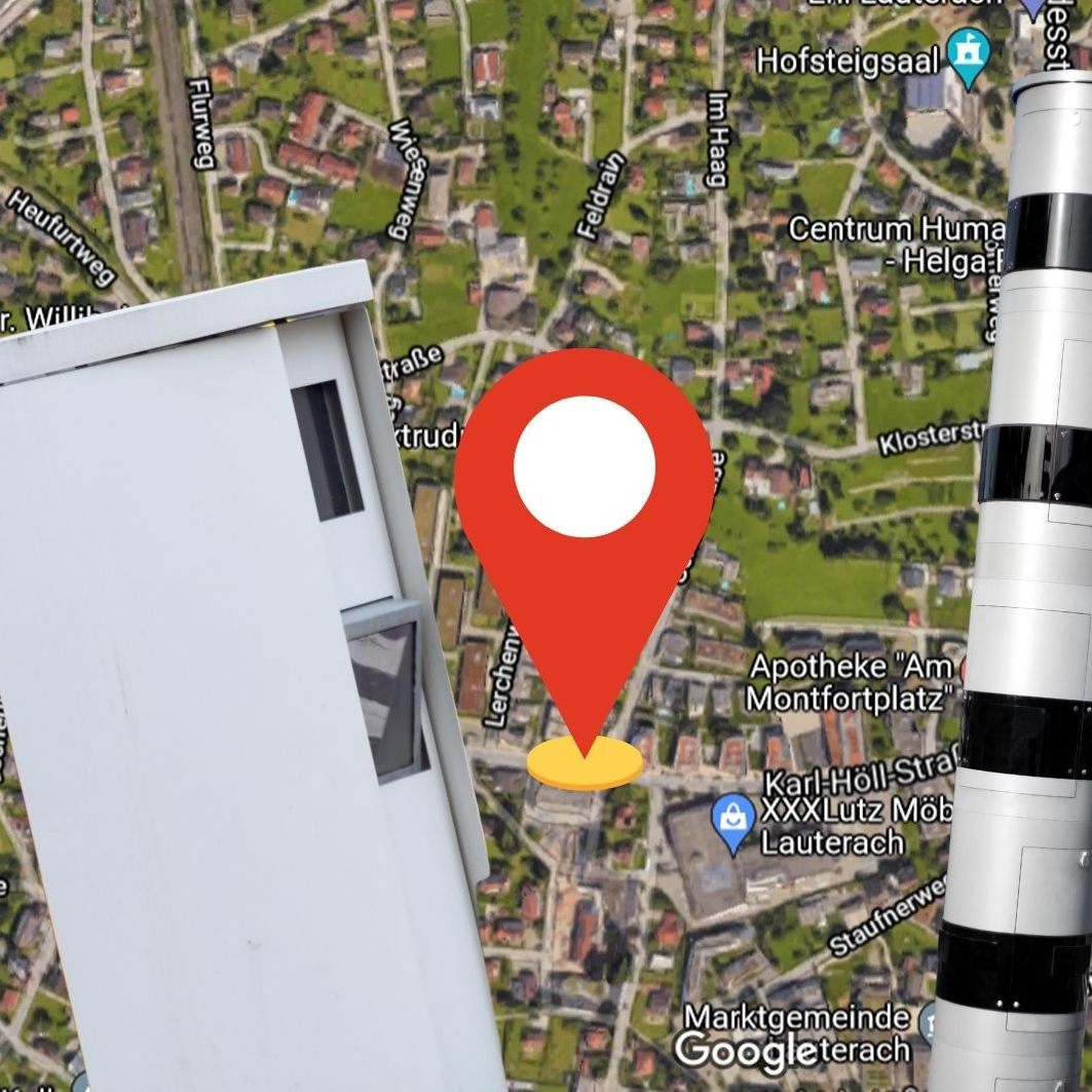 In Lauterach sollen bald vier neue Radarboxen stehen.