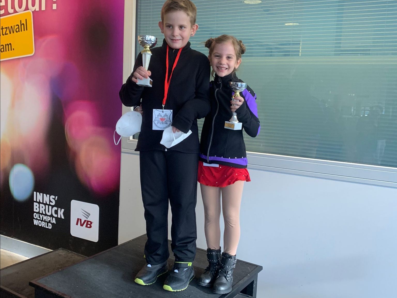 Die Geschwister Wenaweser sicherten sich in Innsbruck jeweils den 1. Platz- Gratulation!
