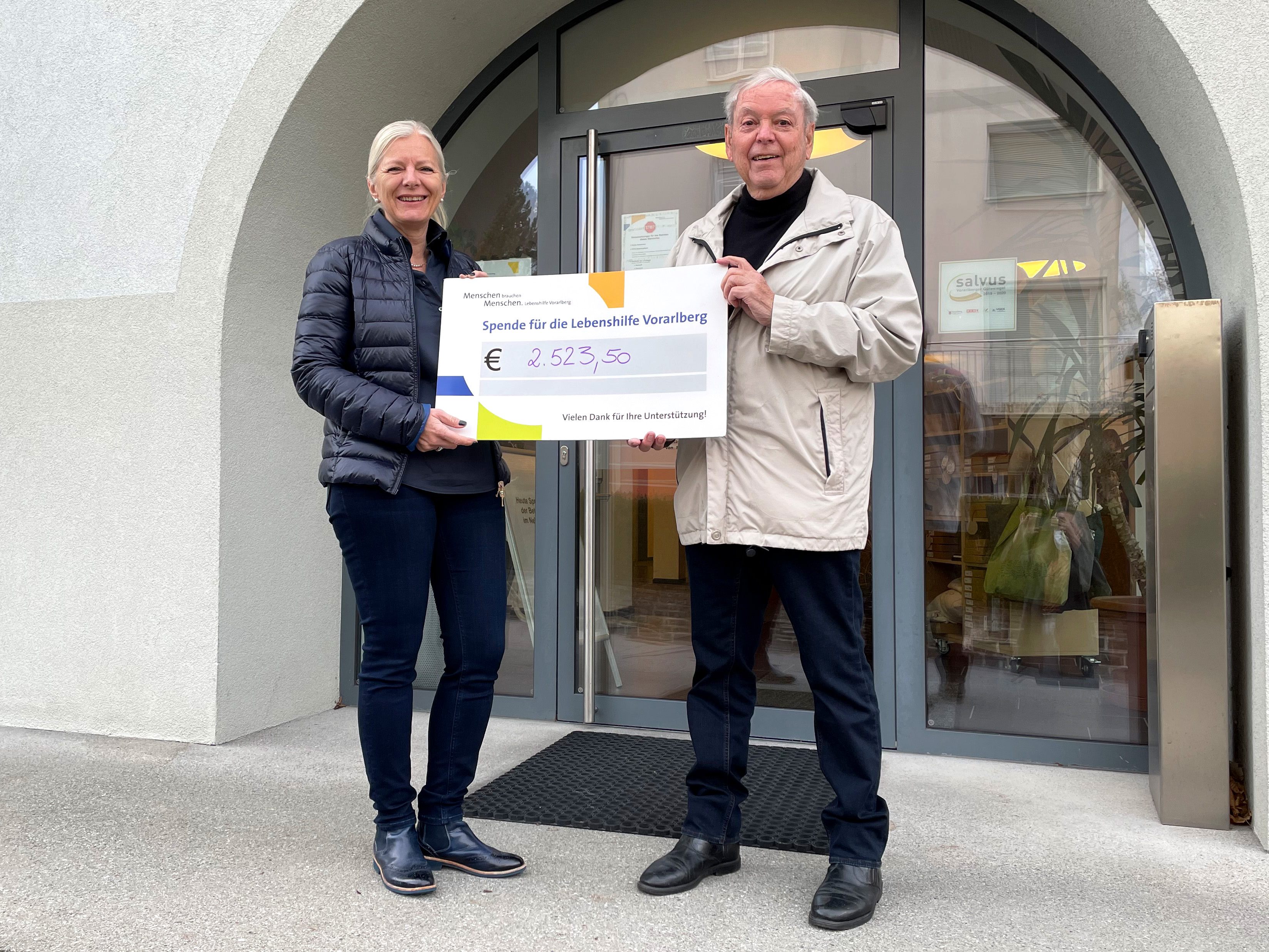 Spendenübergabe