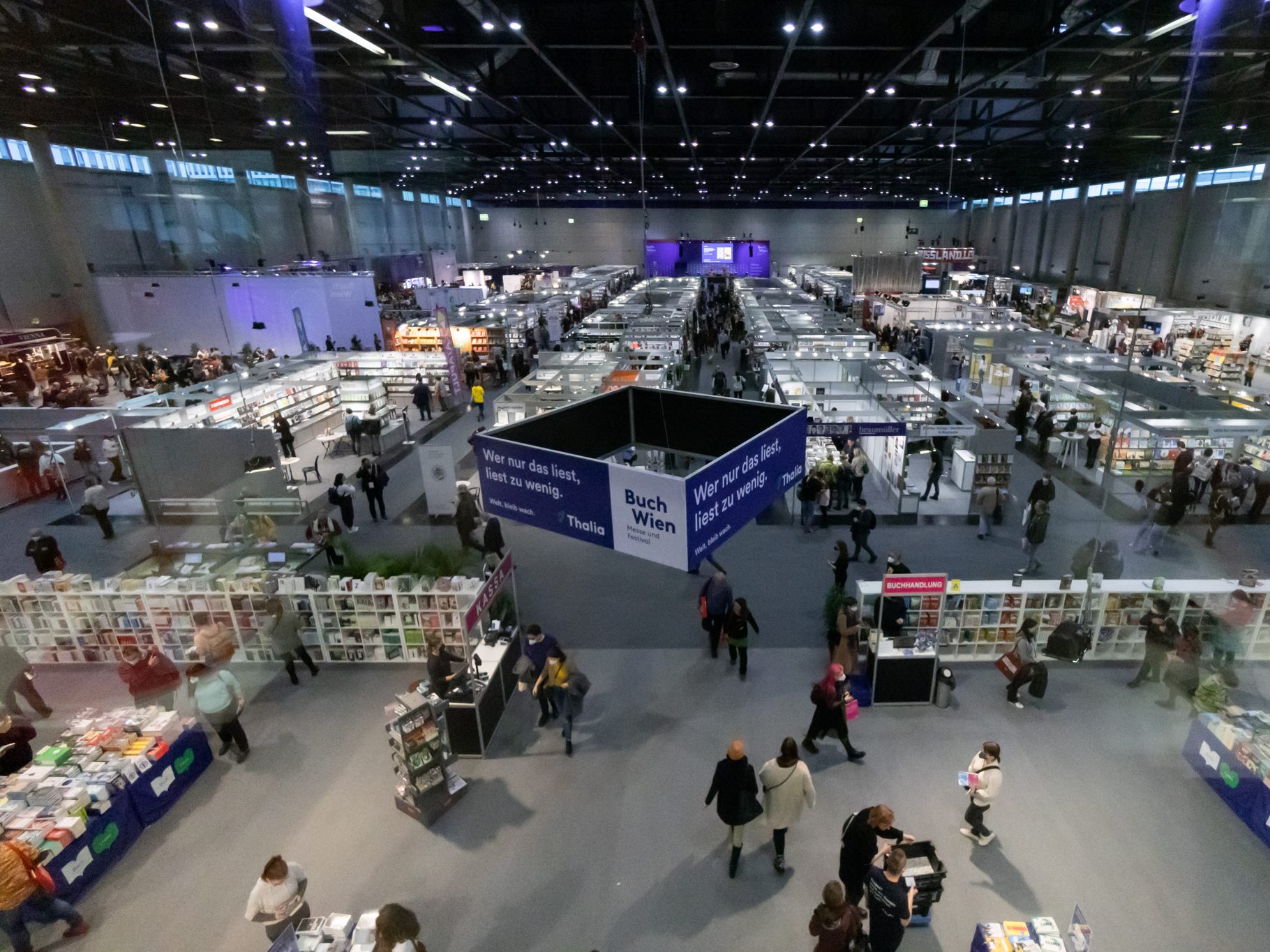Die Messe "Buch Wien" lockte 41.000 Besucher an.