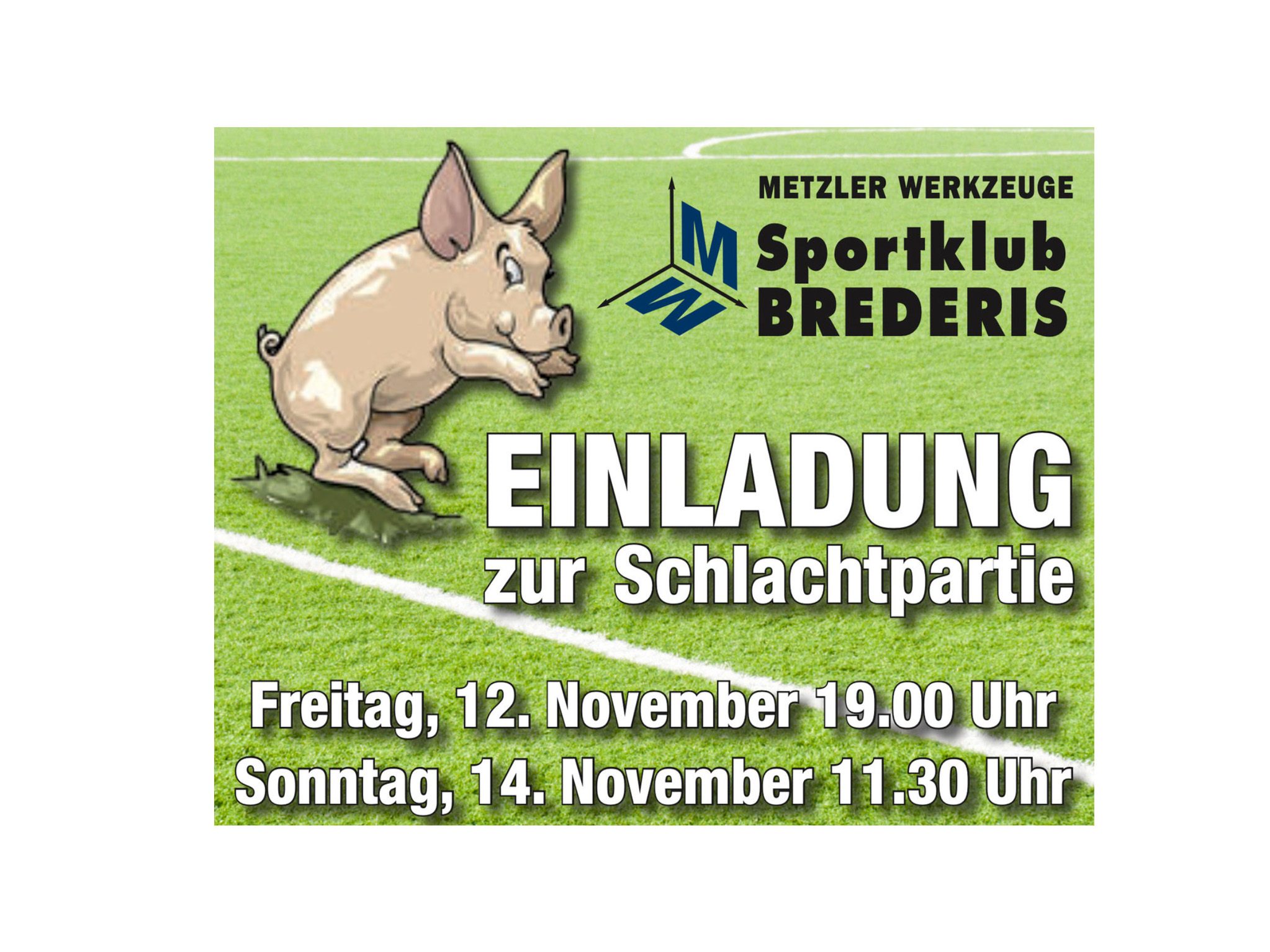 Einladung Schlachtpartie