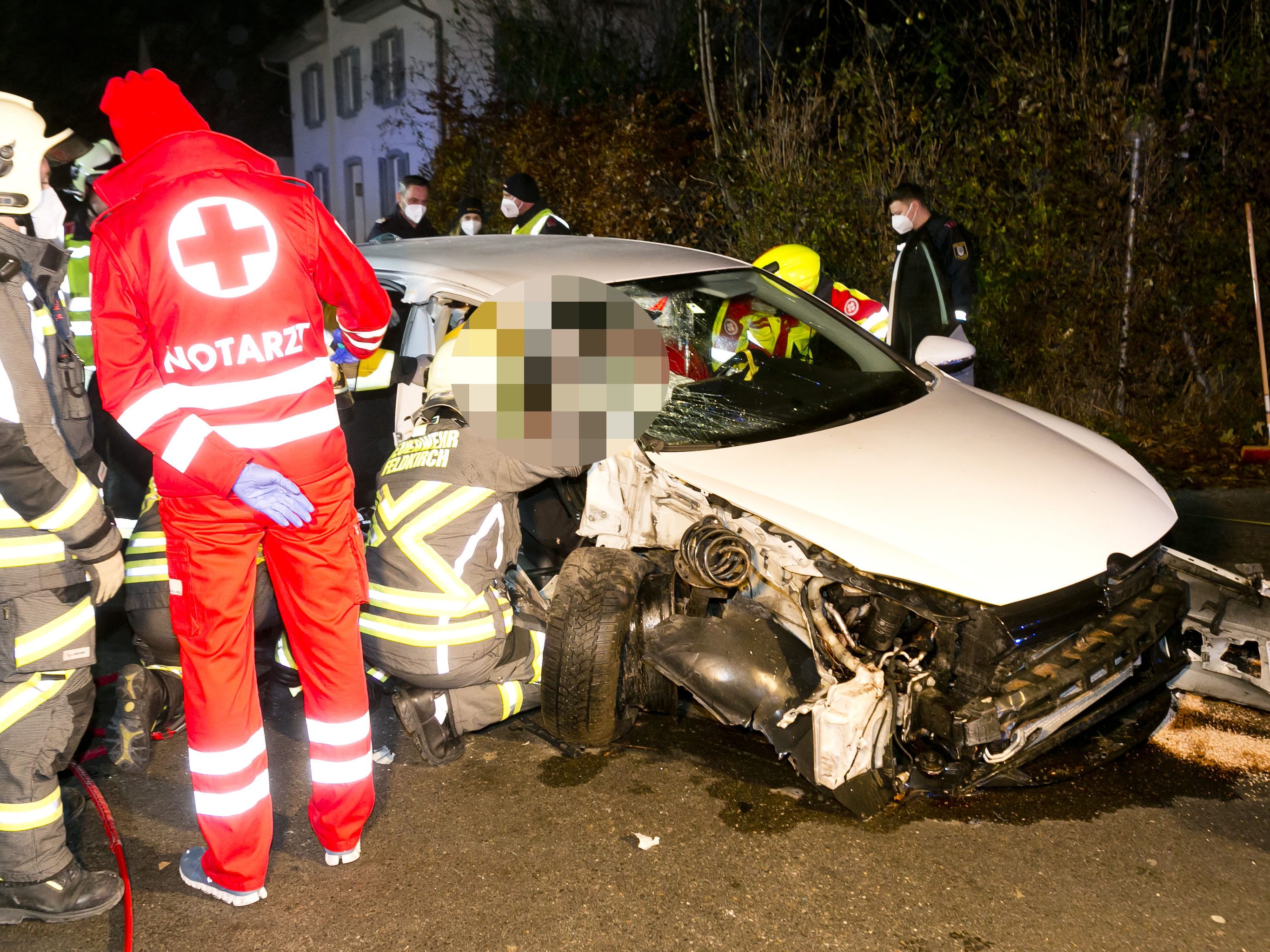 In Feldkirch kam es zu einem Verkehrsunfall.