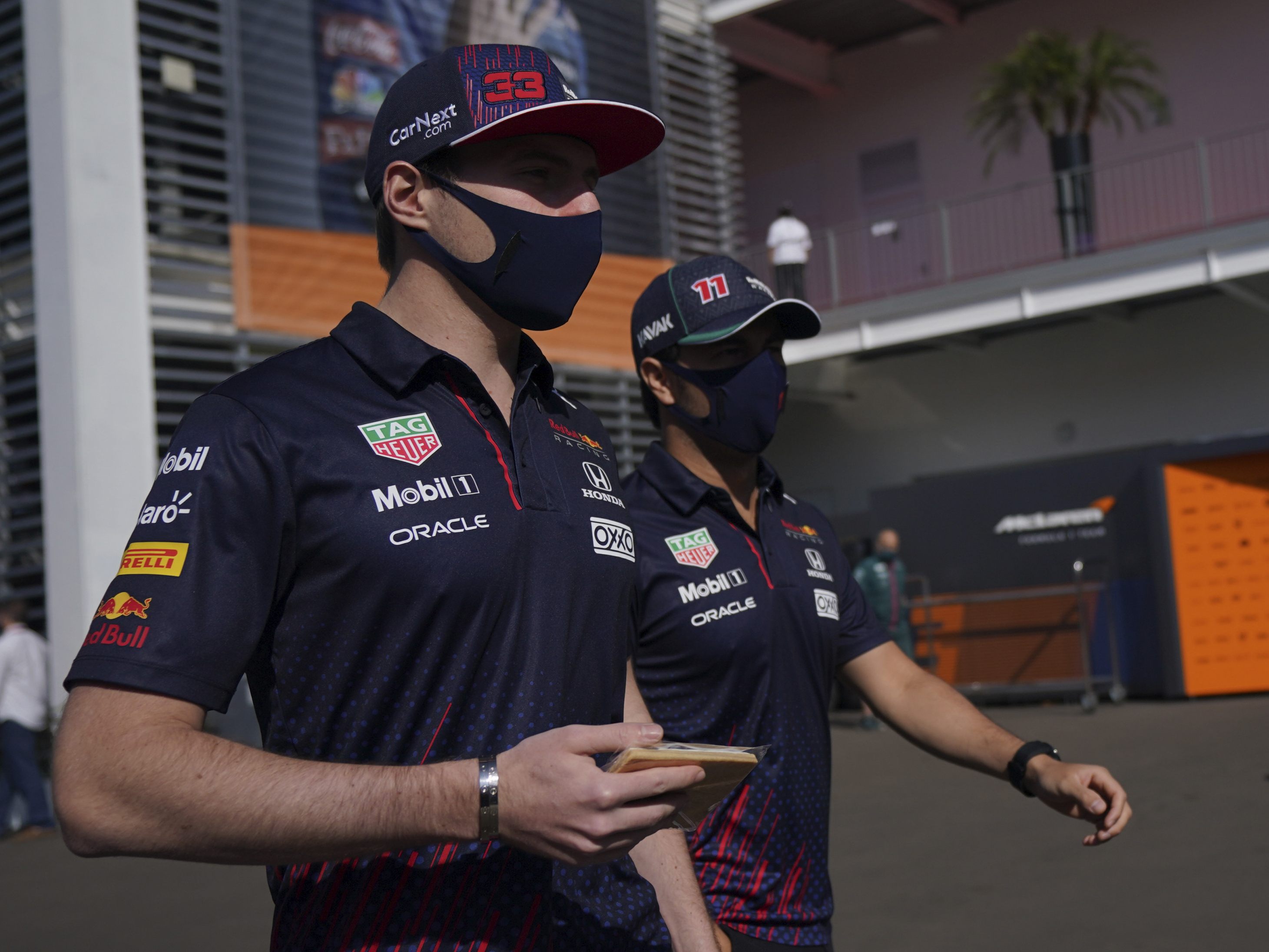 Max Verstappen vor dem Rennen in Mexiko-Stadt.