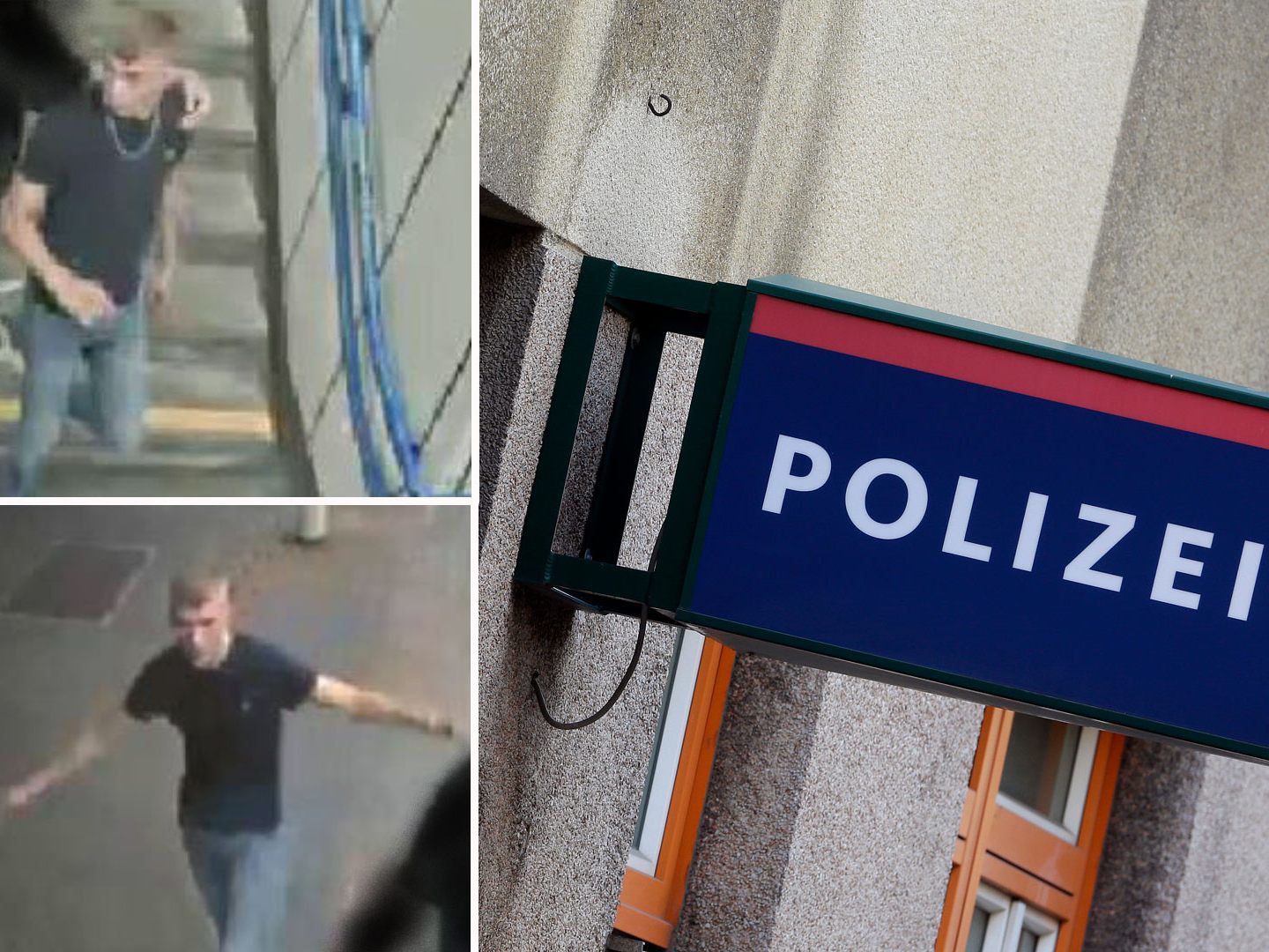Die Polizei sucht diesen jungen Mann. Die Polizei sucht diesen jungen Mann.