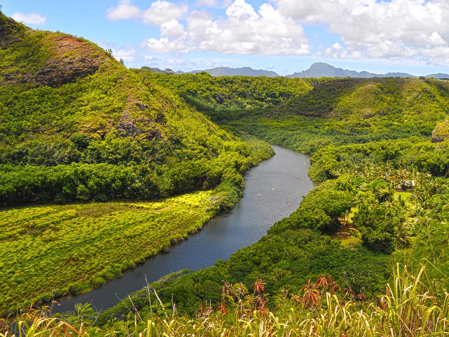 Der Fluss in Hawaii erlangte ganz besondere Aufmerksamkeit.