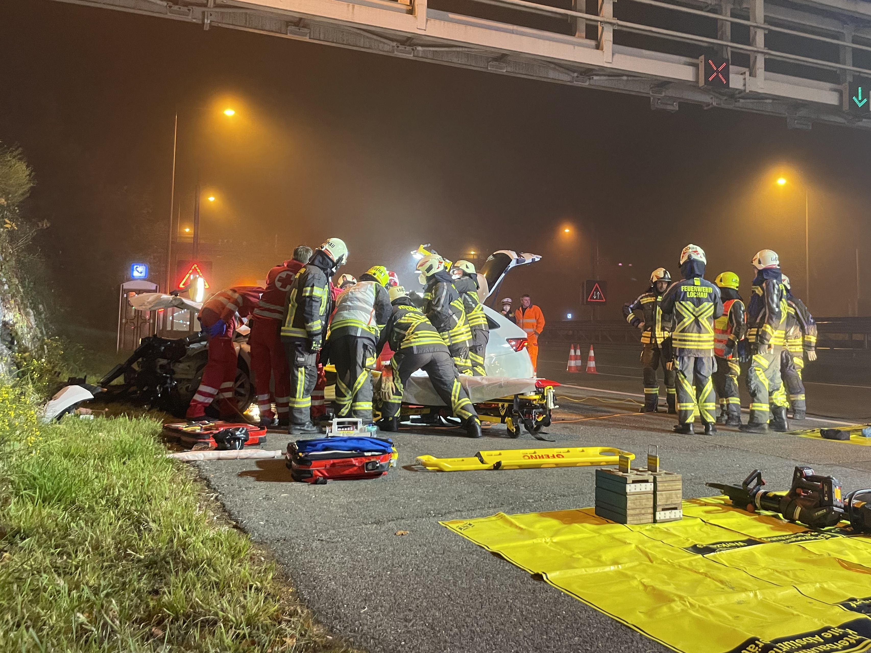 Unfall vor dem Pfändertunnel