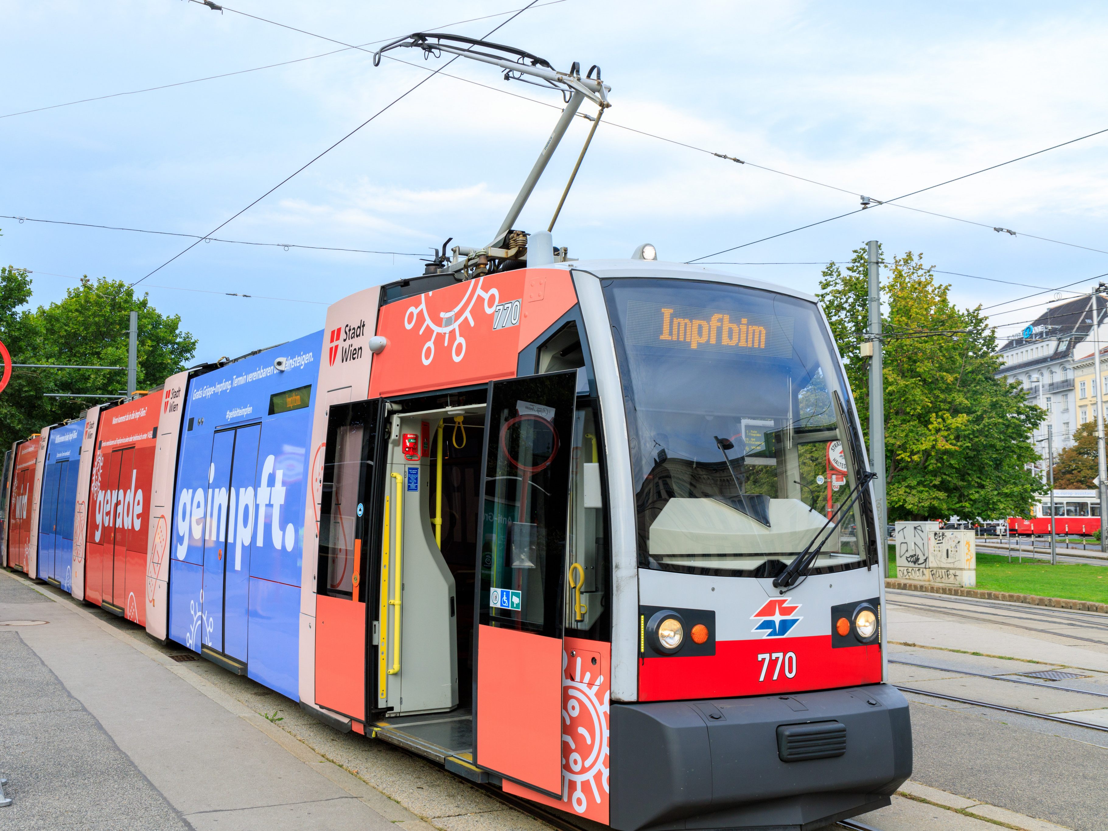 Die Wiener Impfbim fährt im Dezember und Jänner wieder.