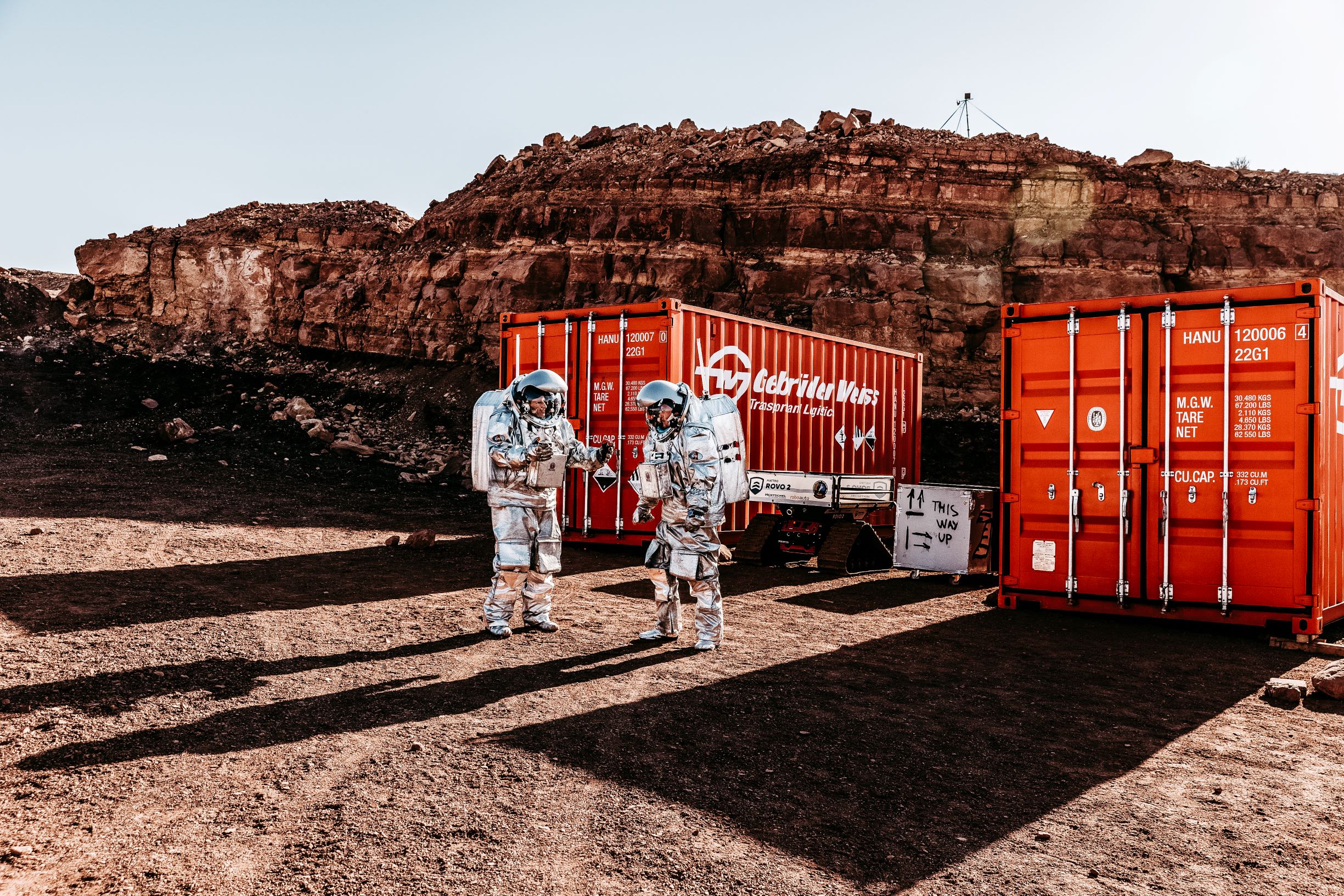 Die Mars-Analogmission fand in der israelischen Negev-Wüste statt.