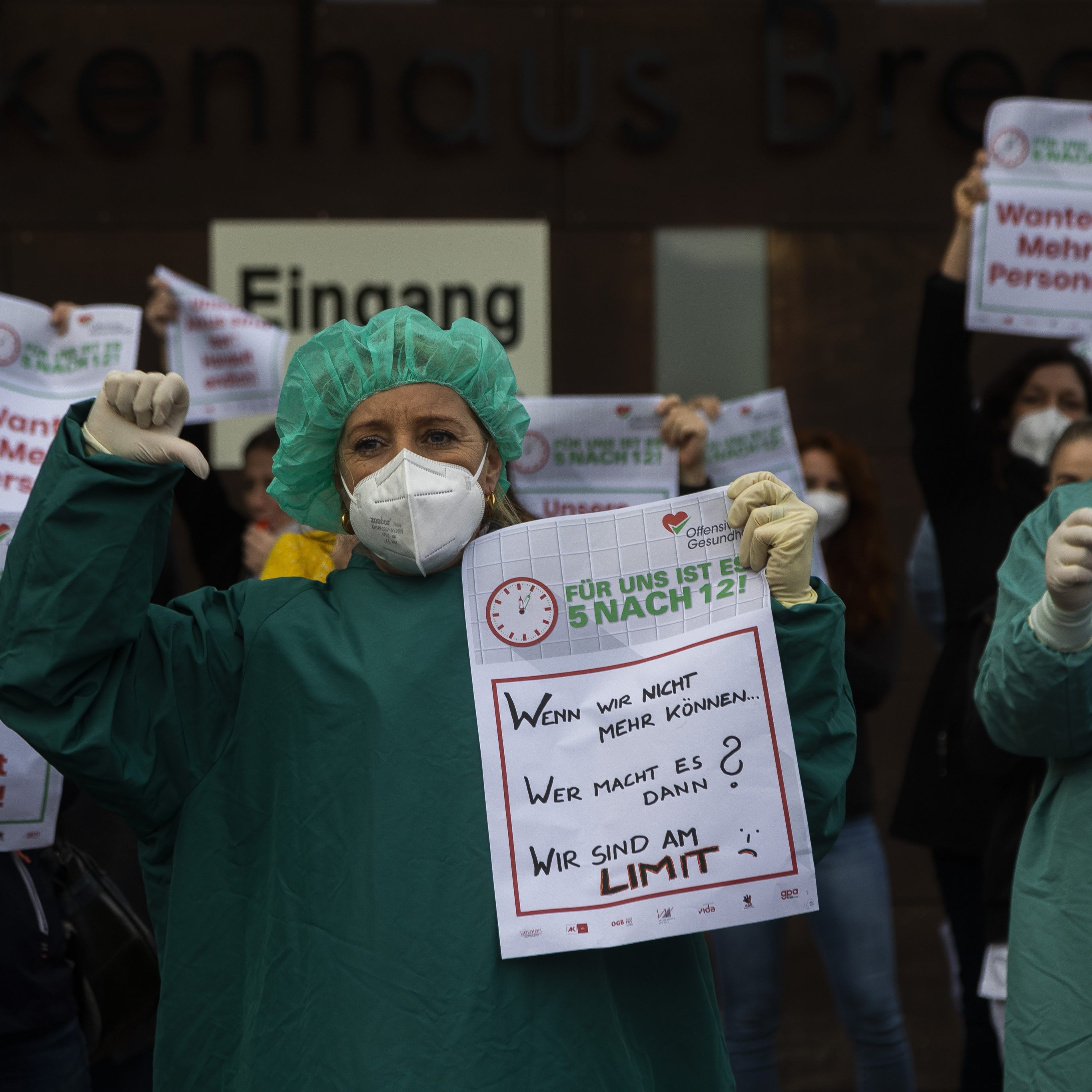 Das Gesundheitspersonal hat mit den Folgen der vierten Welle zu kämpfen.