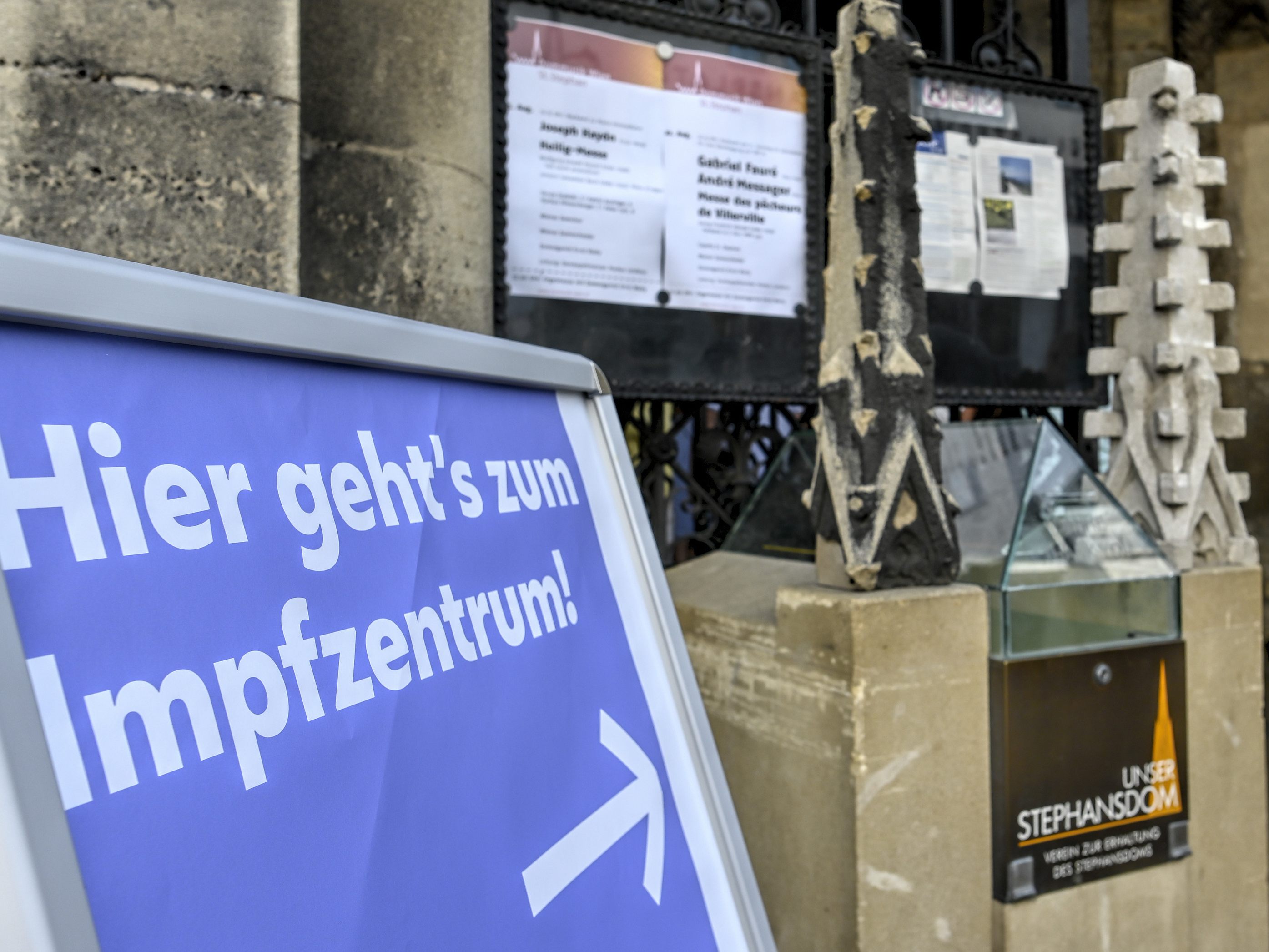 Im Stephansdom wird ab 6. Dezember täglich geimpft. Im Stephansdom wird ab 6. Dezember täglich geimpft.