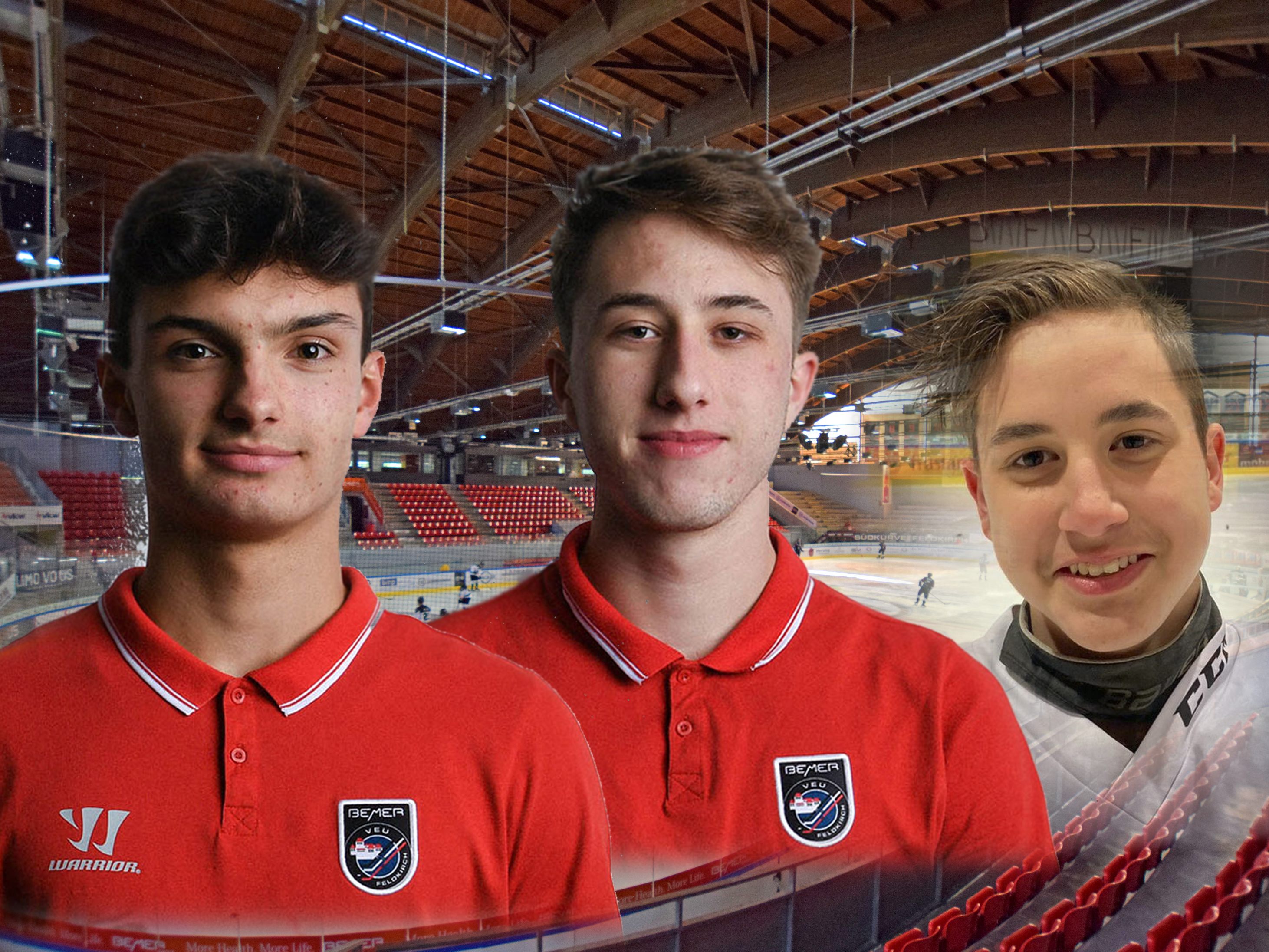 v.l. Timo Sticha, Jakob Zabransky, Aaron Matt