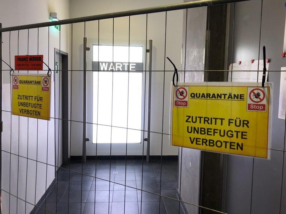 Isolationsabteilung im Kraftwerk Spittelau. Isolationsabteilung im Kraftwerk Spittelau.