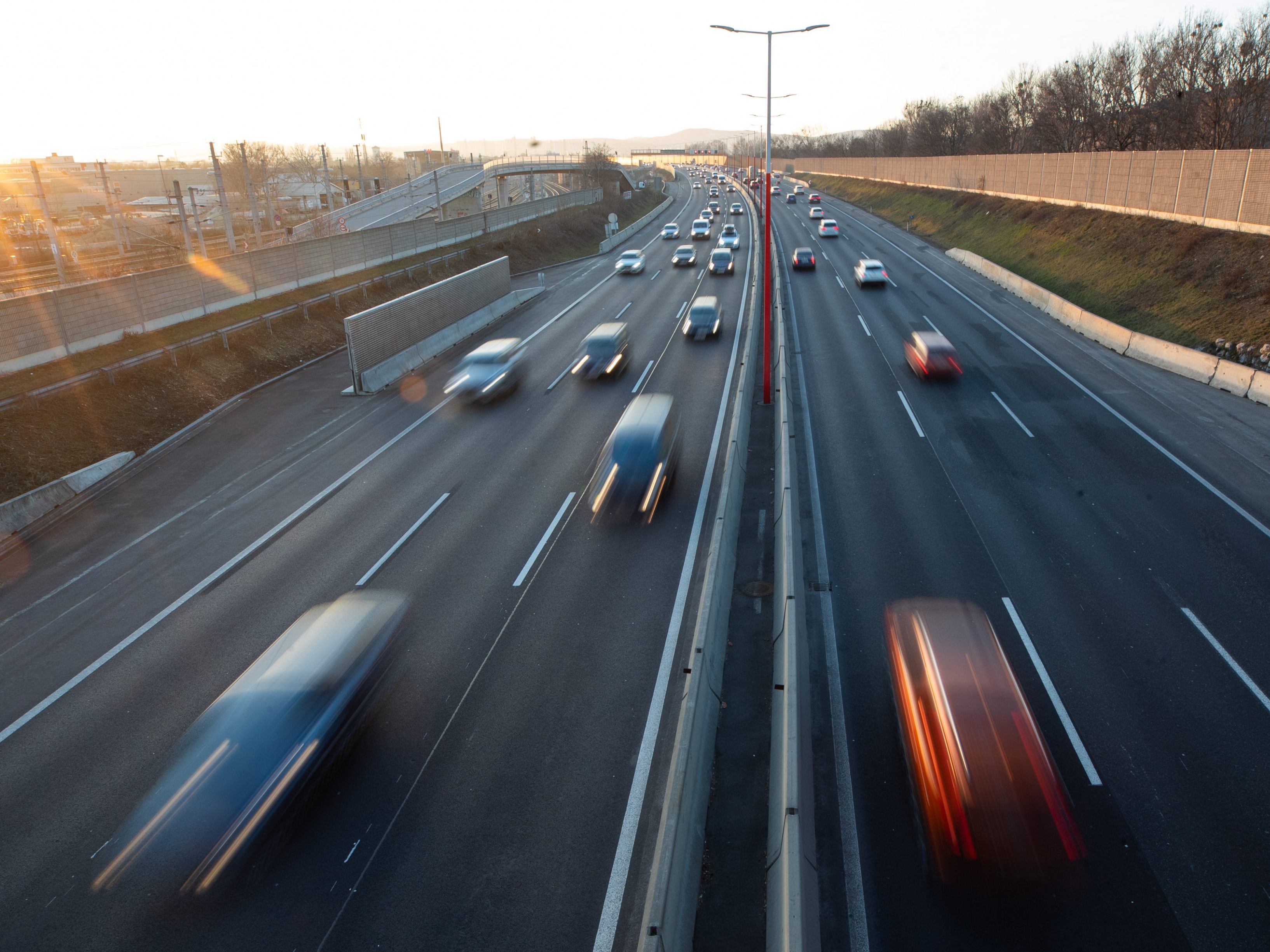 Die Wiener Südosttangente ist einer der am stärksten befahrenen Autobahnabschnitten Österreichs.