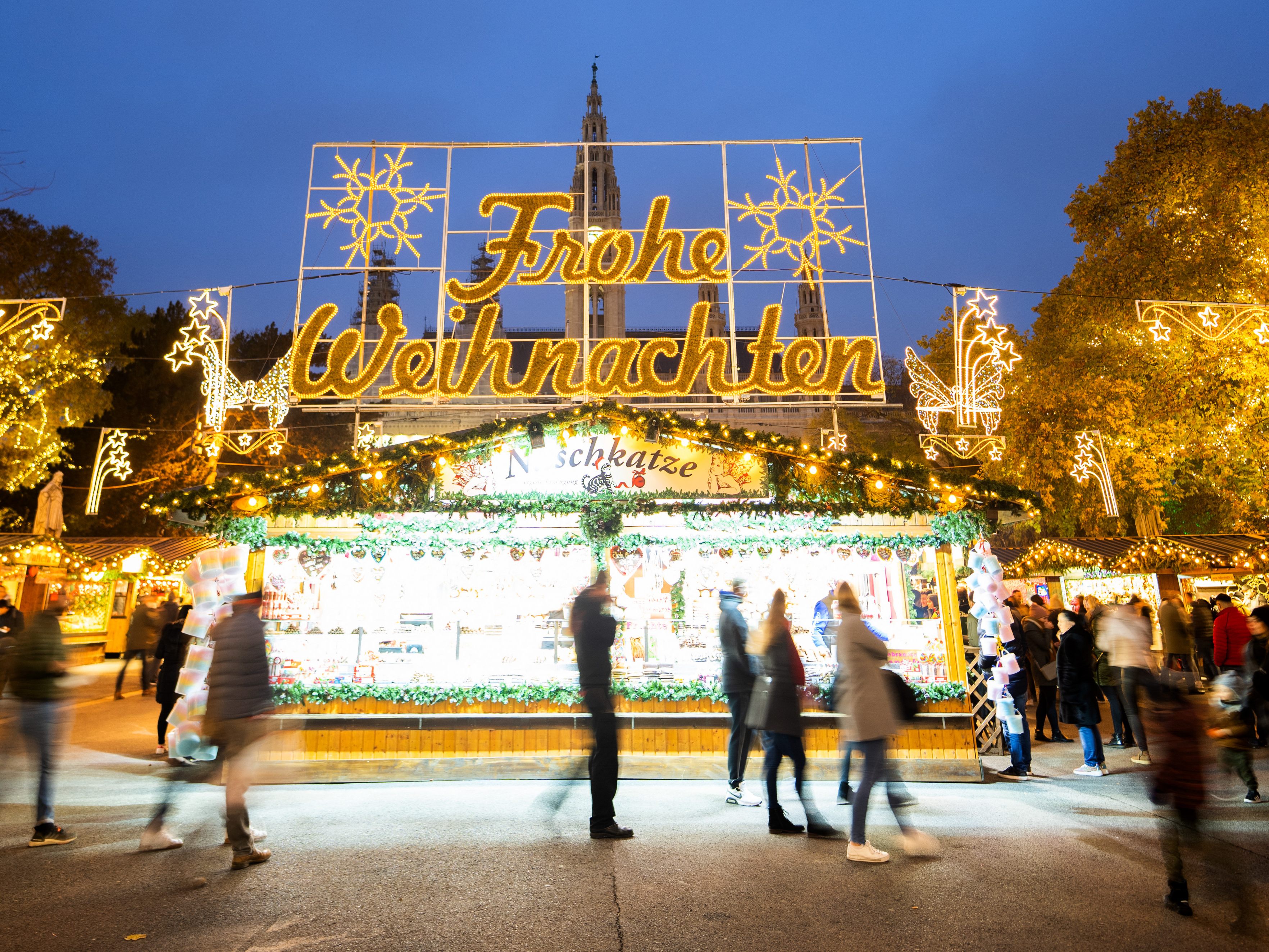 So wird das Wetter zu Weihnachten in Wien. So wird das Wetter zu Weihnachten in Wien.