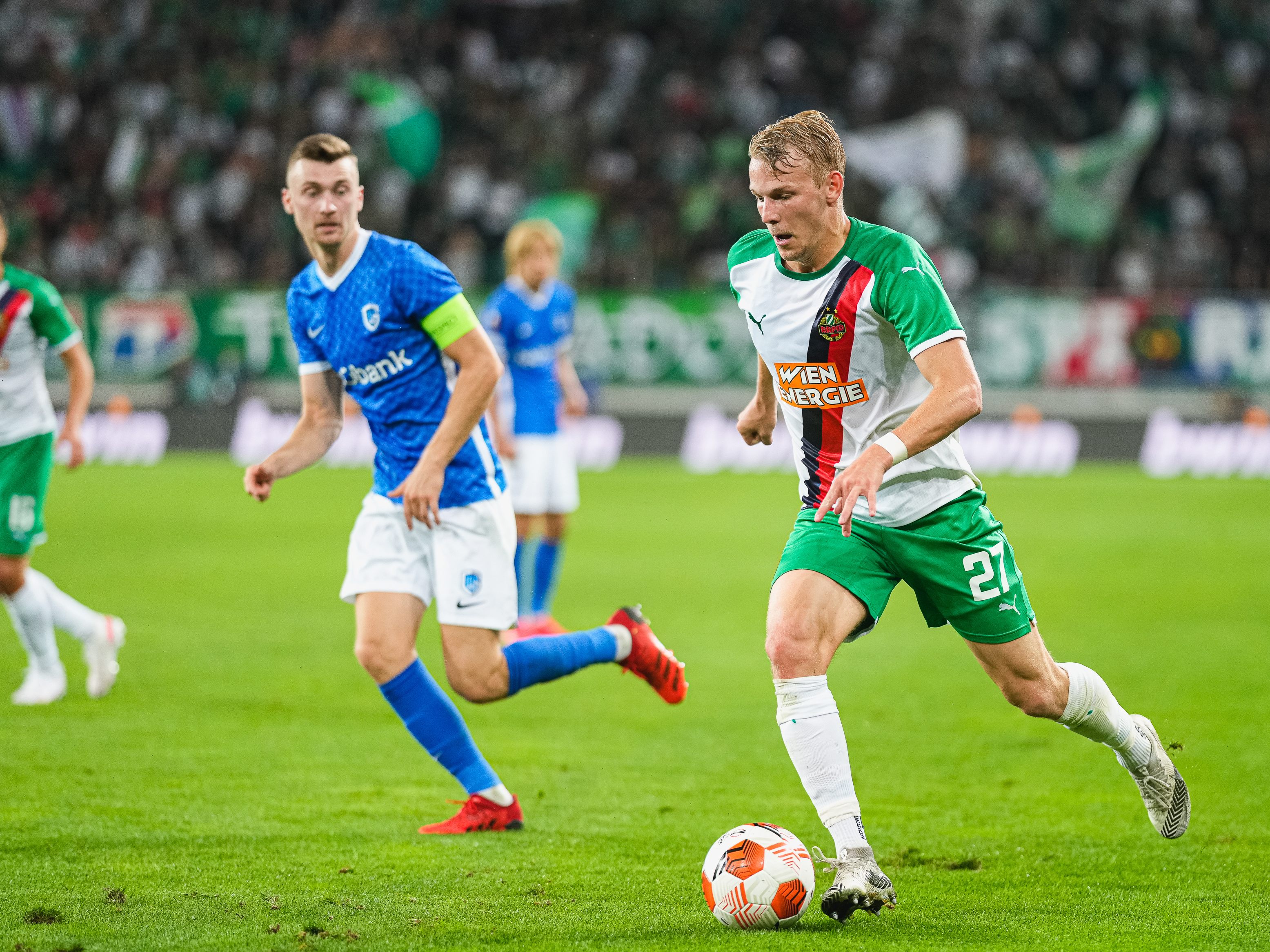 LIVE-Ticker zum Spiel KRC Genk gegen Rapid Wien ab 21 Uhr. LIVE-Ticker zum Spiel KRC Genk gegen Rapid Wien ab 21 Uhr.