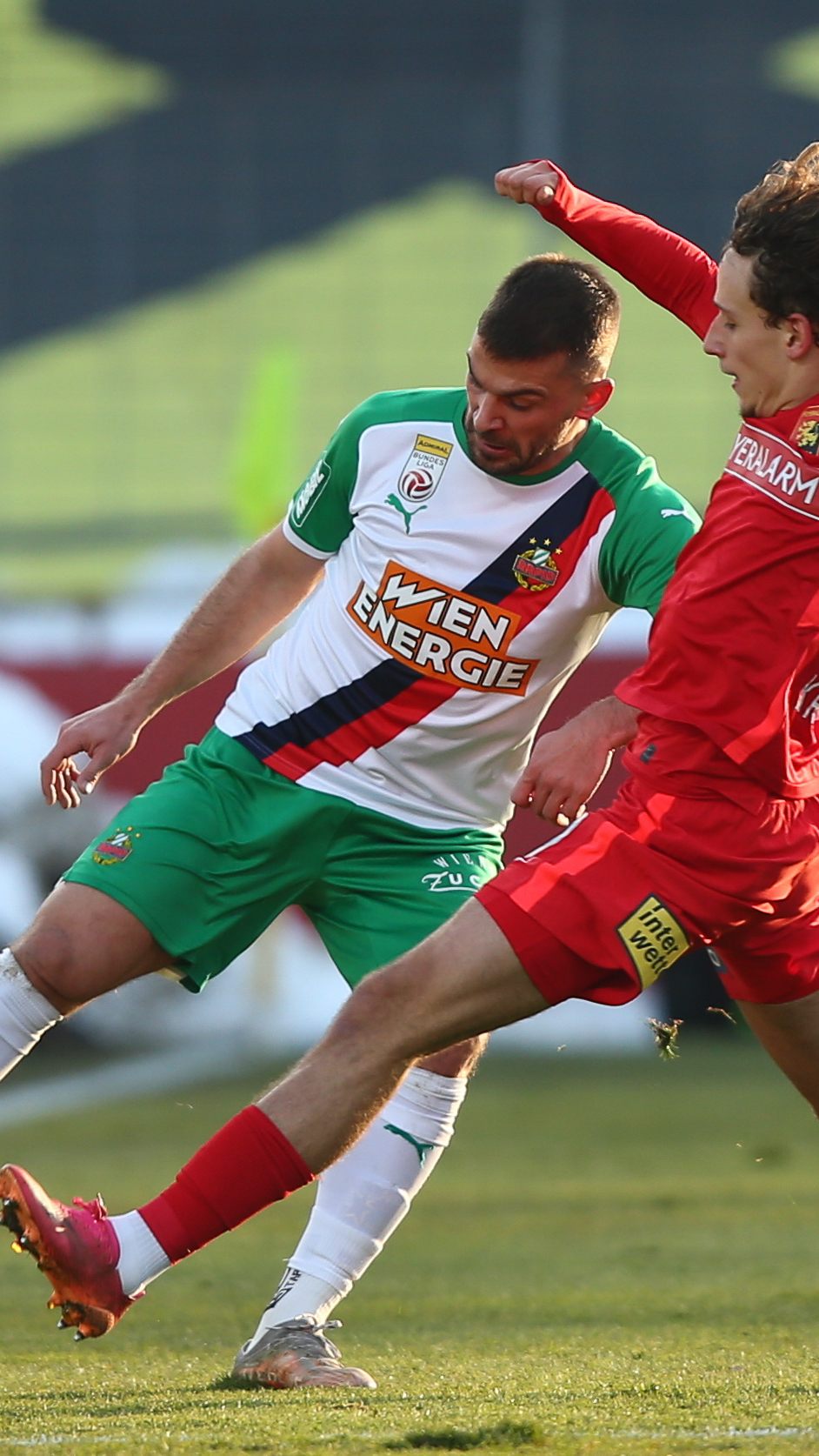 Rapid holte in der Fußball-Bundesliga gegen die Admira drei Punkte.