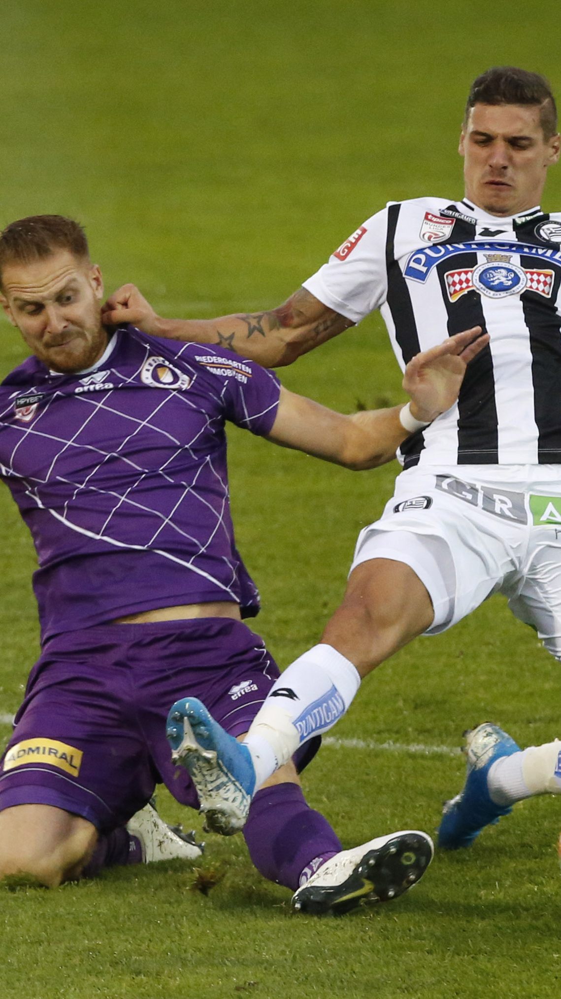 LIVE-Ticker zum Spiel Austria Klagenfurt gegen Sturm Graz ab 14.30 Uhr.