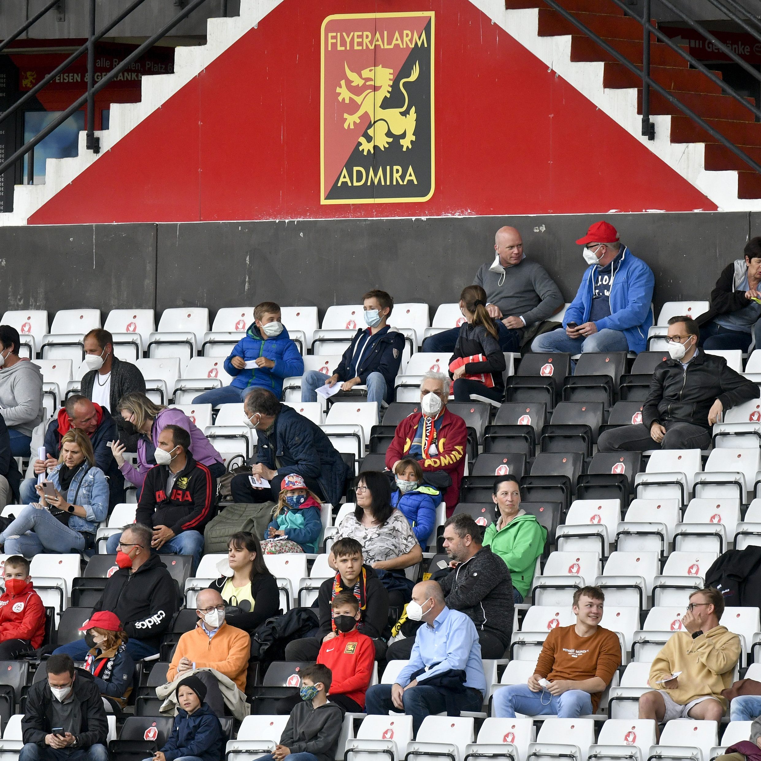 Bundesliga-Match Admira gegen Rapid findet vor Zuschauern statt.