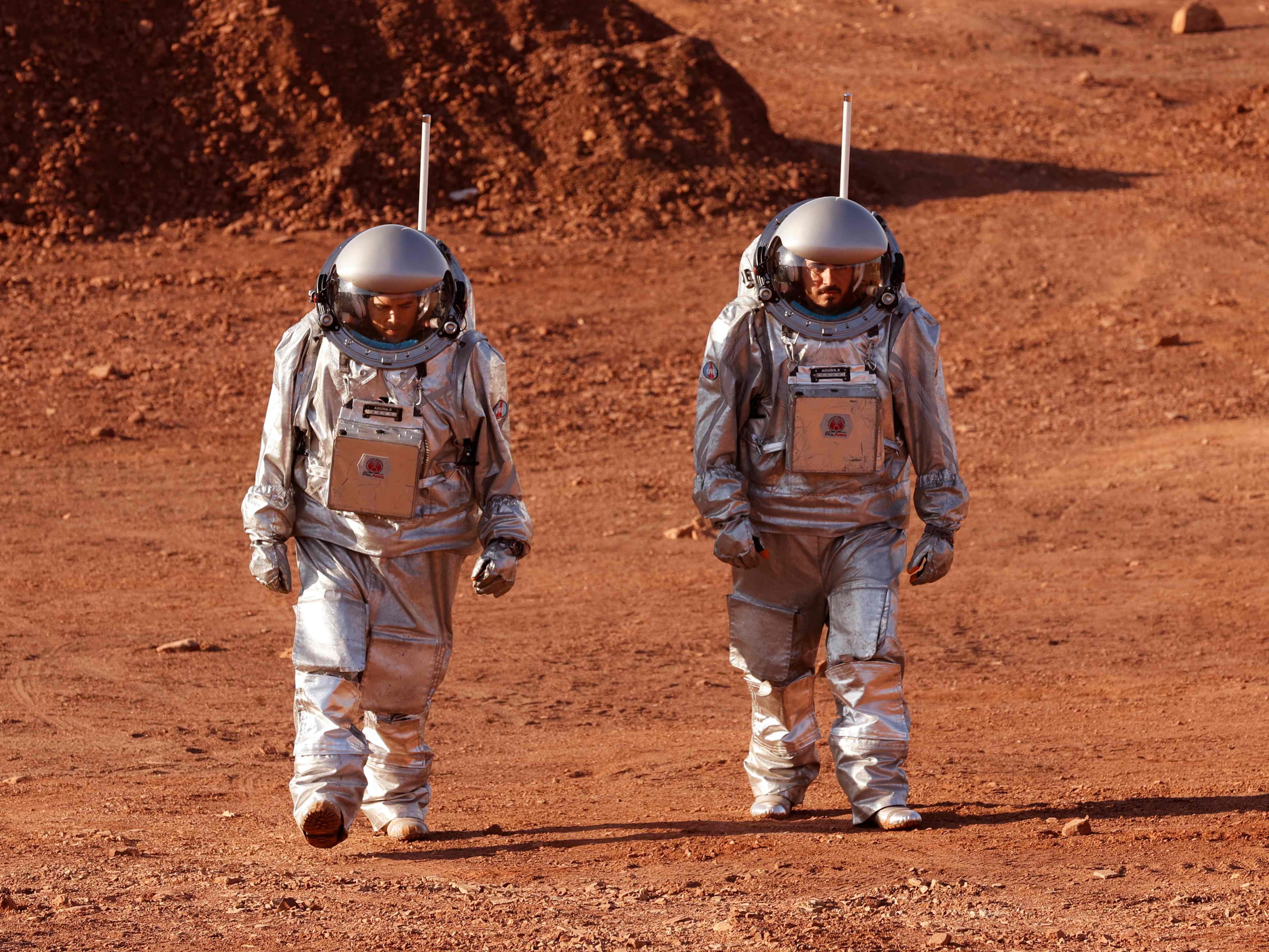 Der Mars stand 2021 im Fokus der Raumfahrt. Der Mars stand 2021 im Fokus der Raumfahrt.