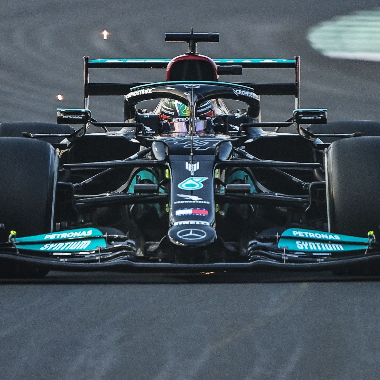 Beim Training in Jeddah war Lewis Hamilton der Schnellste.