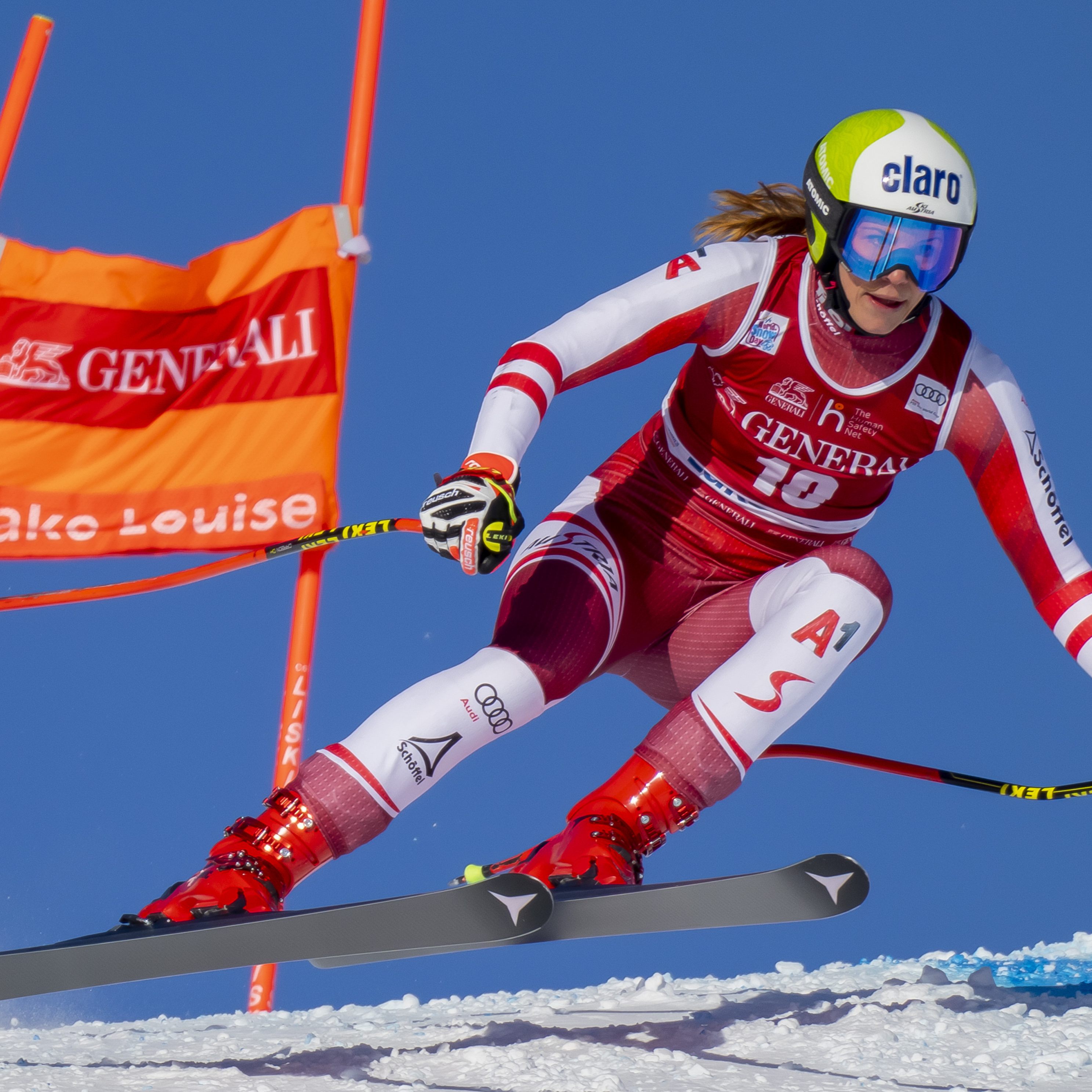 Mirjam Puchner will auch in der Abfahrt punkten.