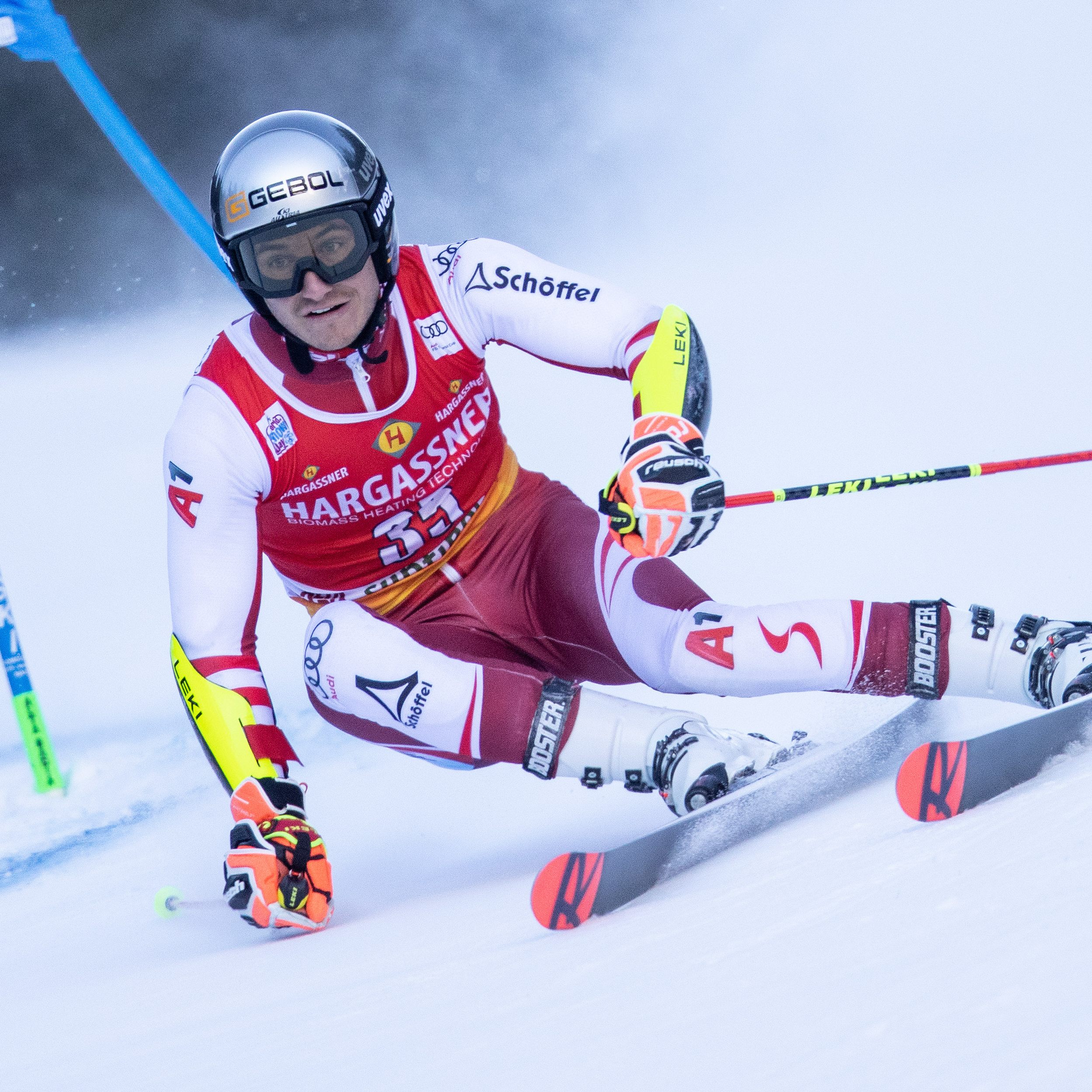 Feurstein legte im zweiten Durchgang eine sensationelle Fahrt hin.