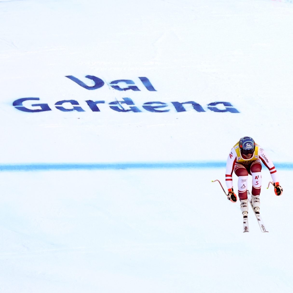 Matthias Mayer fuhr im Super G in Gröden am Freitag auf Platz zwei.