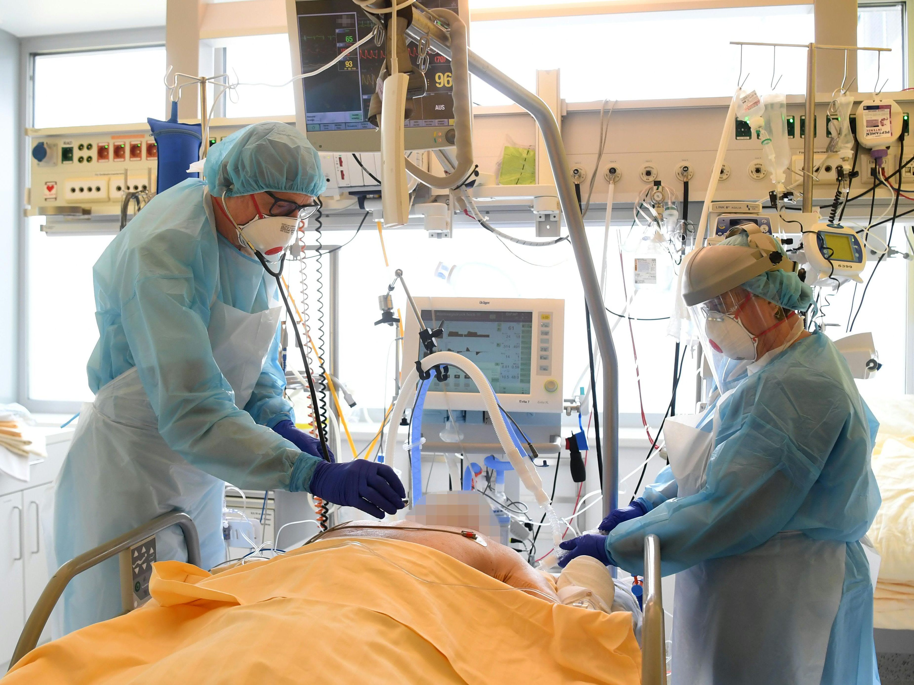 In Niederösterreich gab es am Donnerstag 108 Intensivpatienten mit Corona.