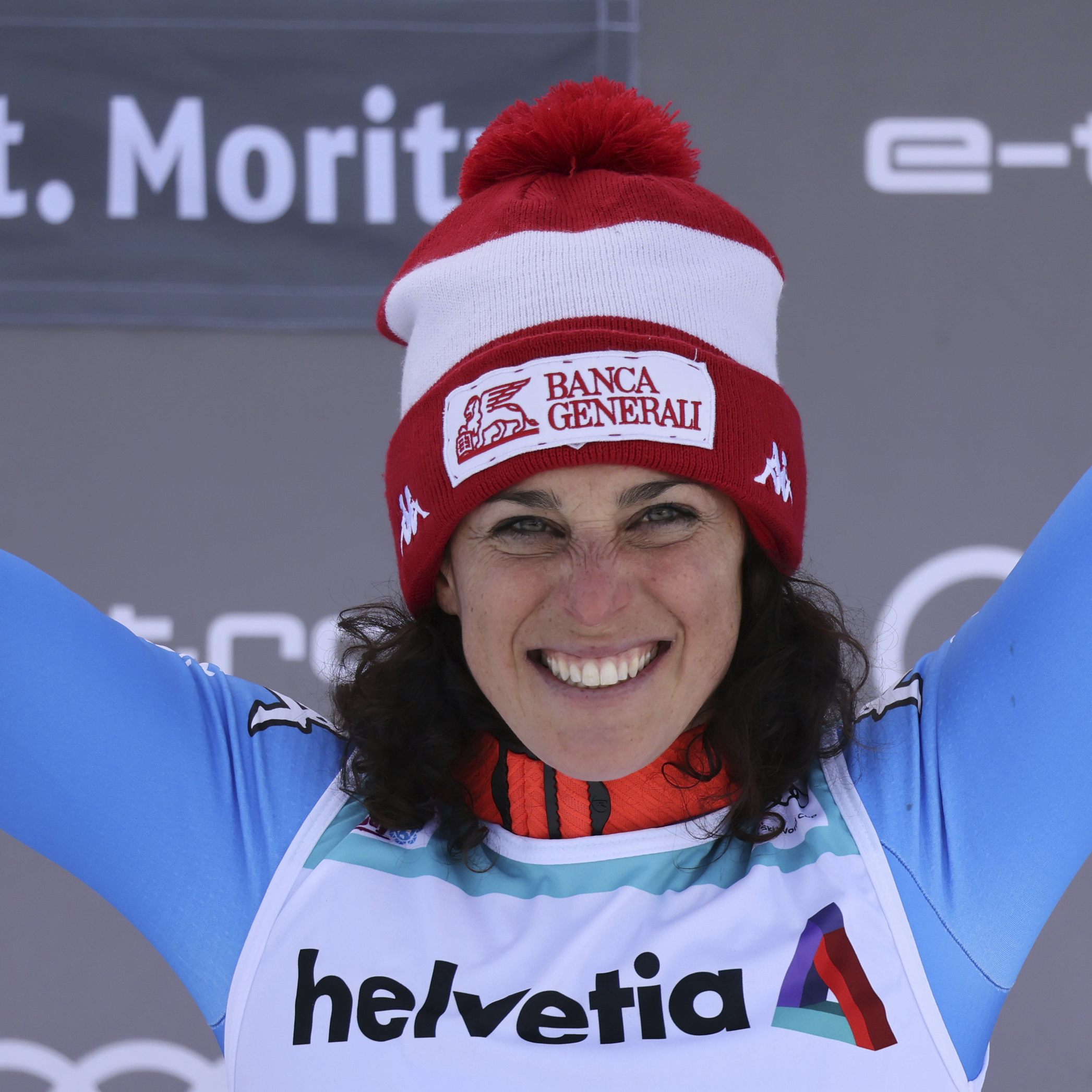 Brignone setzte sich am Sonntag durch.