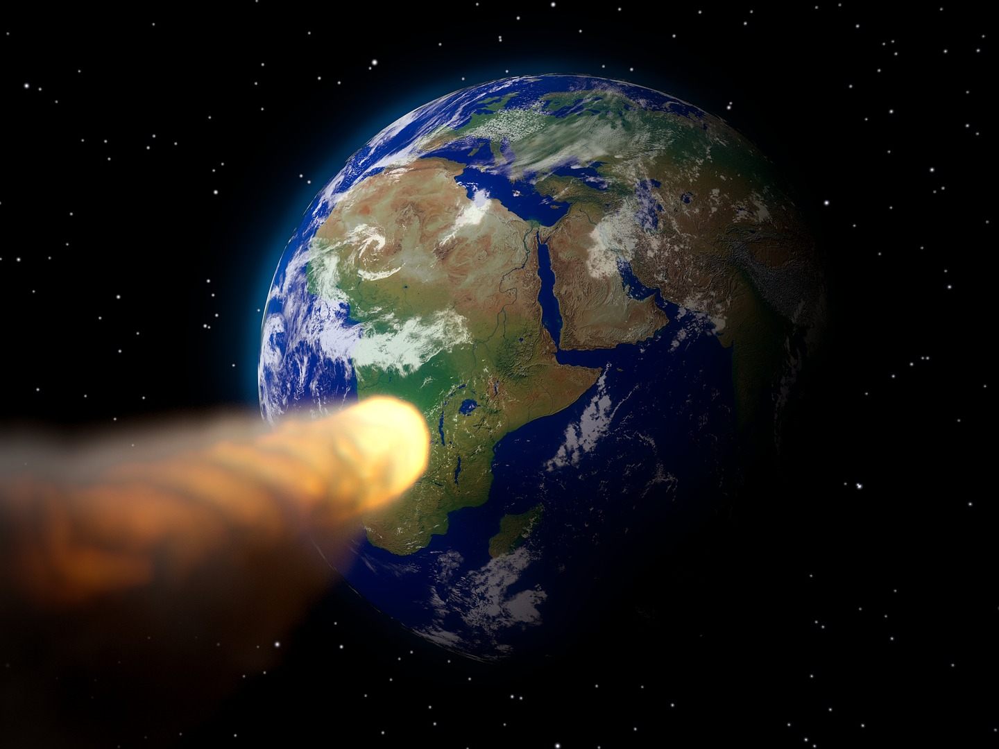 Bei Wahrsagern immer beliebt: ein drohender Asteroiden-Einschlag.