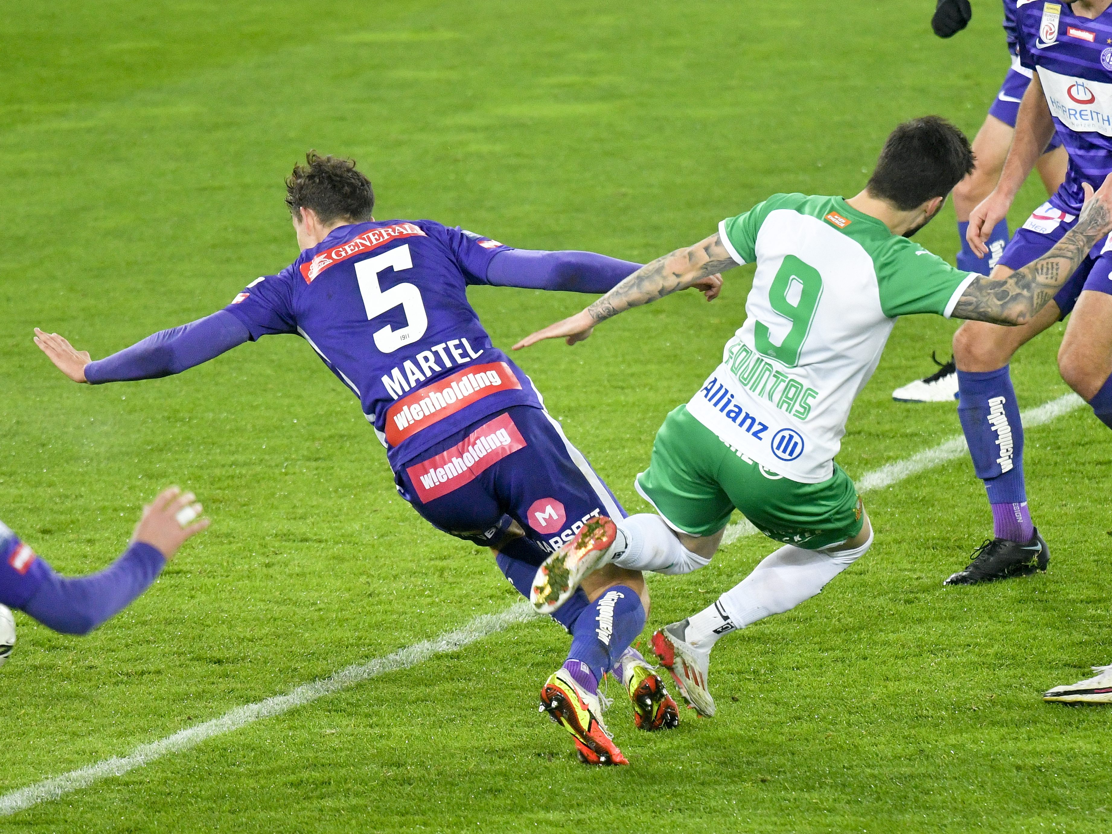 Rapid und Austria trennten sich unentschieden. Rapid und Austria trennten sich unentschieden.