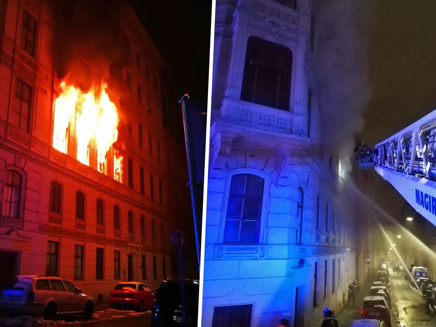 Das Feuer brach in einer Wohnung in der Wasagasse aus. Das Feuer brach in einer Wohnung in der Wasagasse aus.
