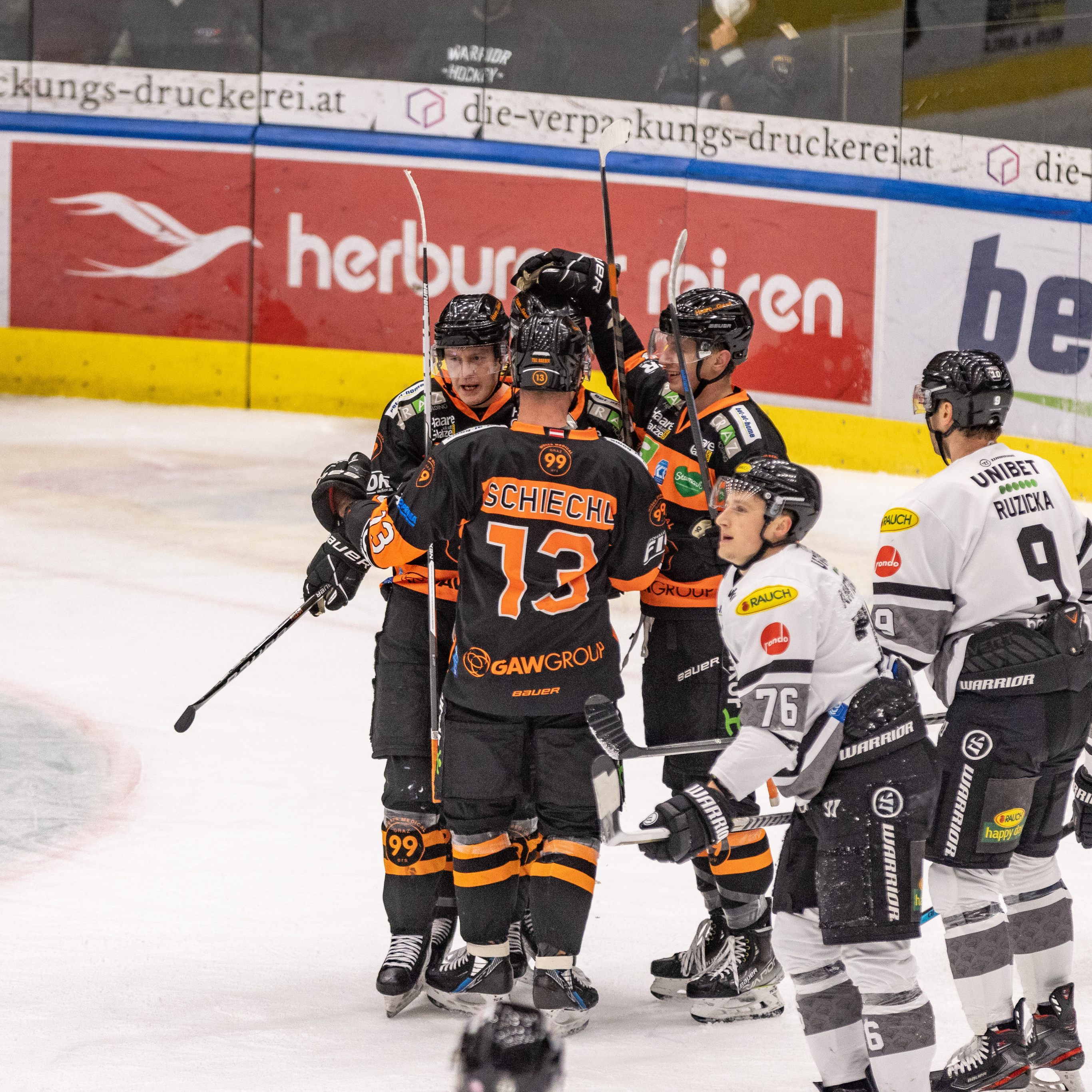 Jubel bei den Graz 99ers