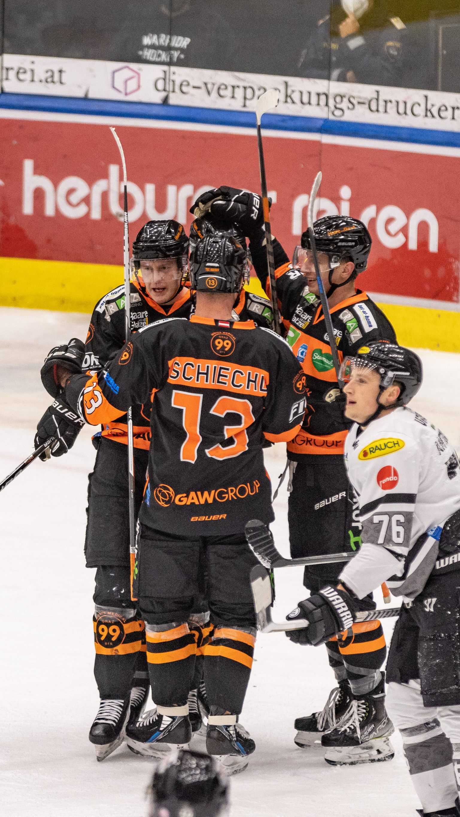 Jubel bei den Graz 99ers