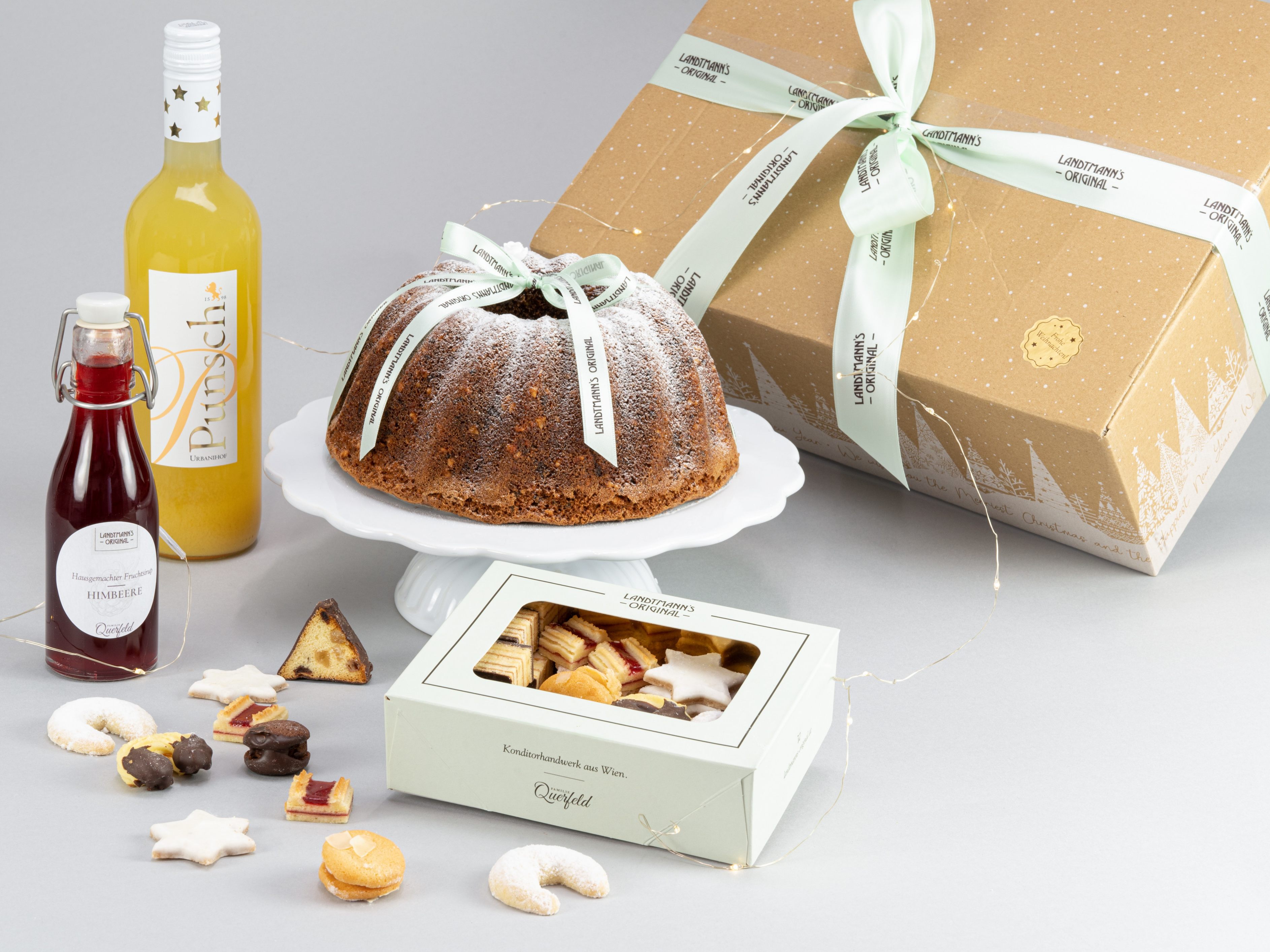 Wir verlosen eine Landtmann’s Original Weihnachtsbox gefüllt mit diversen Köstlichkeiten. Wir verlosen eine Landtmann’s Original Weihnachtsbox gefüllt mit diversen Köstlichkeiten.
