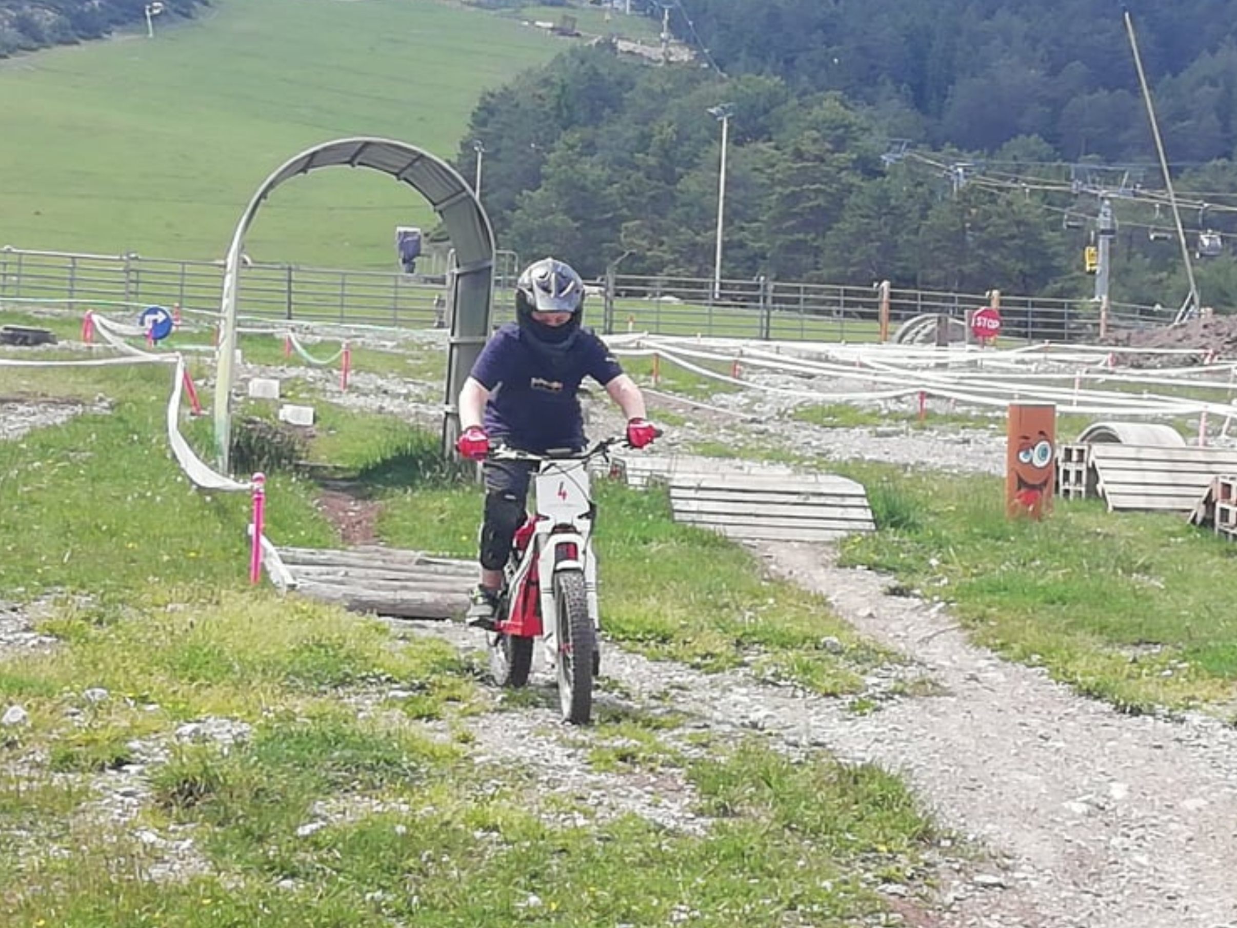 Bei der Talstation der Laternser Skilifte soll in den kommenden Jahren ein Mountainbike-Park für Familien entstehen