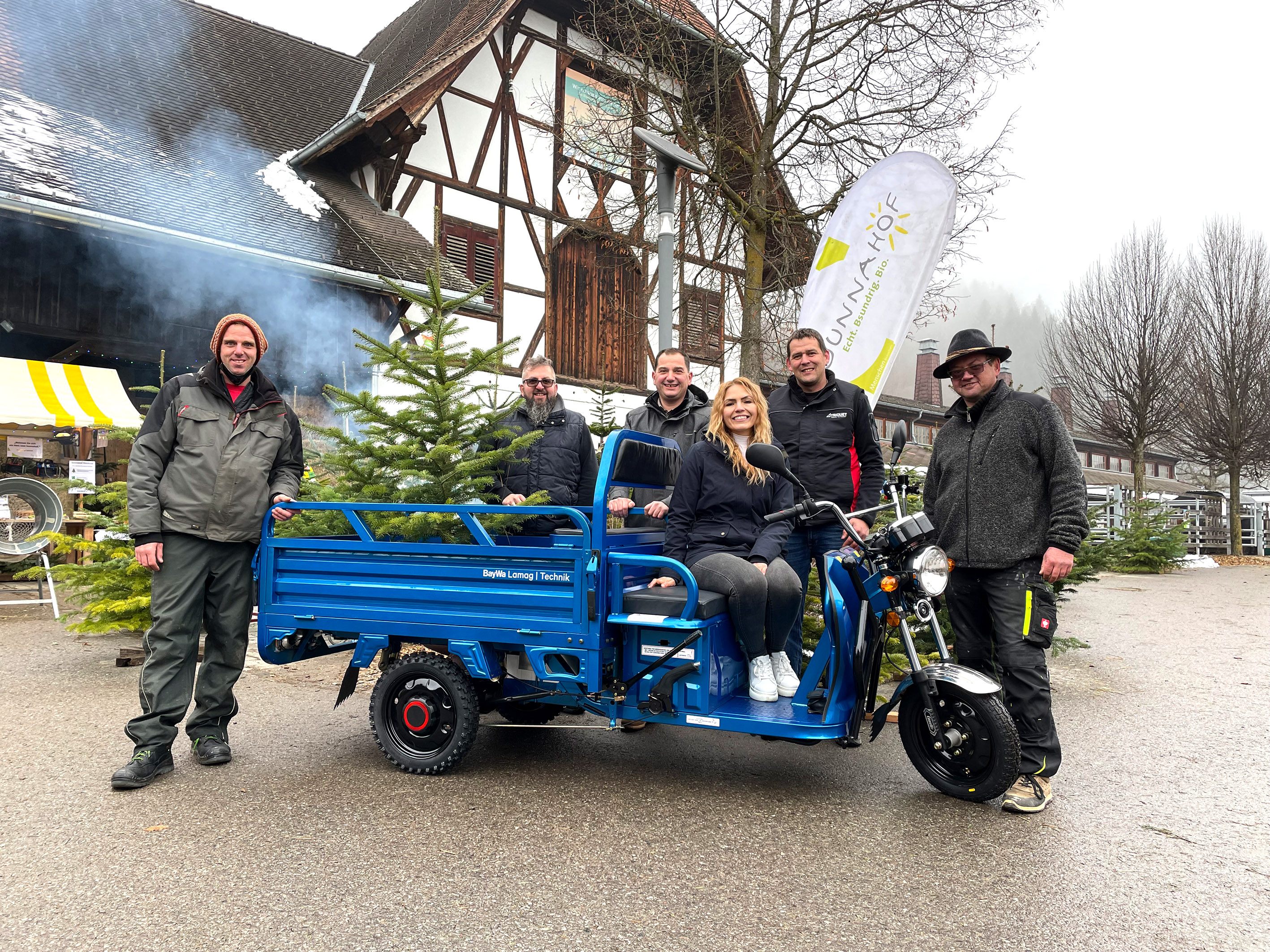 v.li.: Stefan Retschitzegger, Alexander Richl, Christian Zangerle, Carina Frühwirth, Heinrich Wild und Richard Nägele.