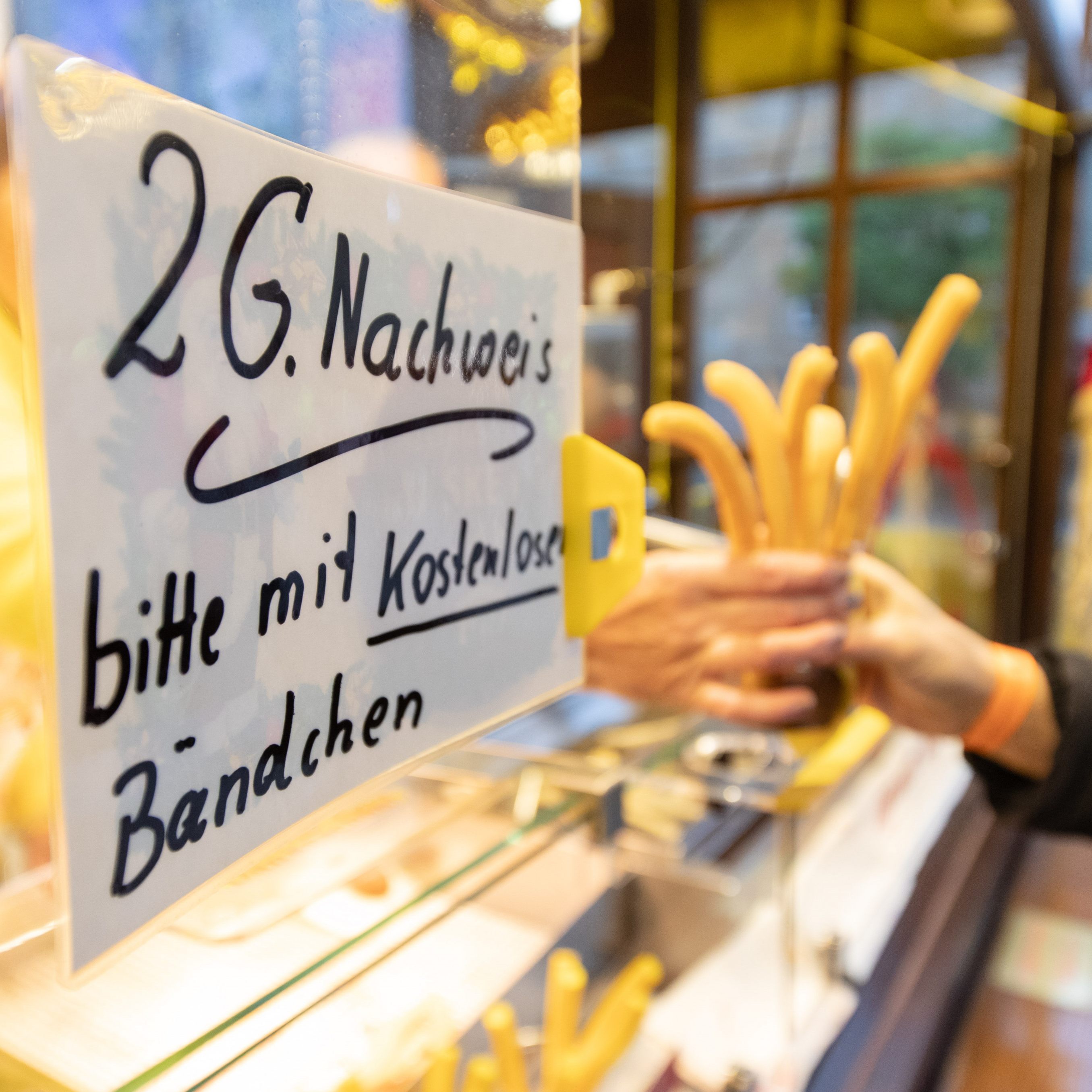 Wie fälschungssicher die Bändchen sind, ist eine andere Frage.